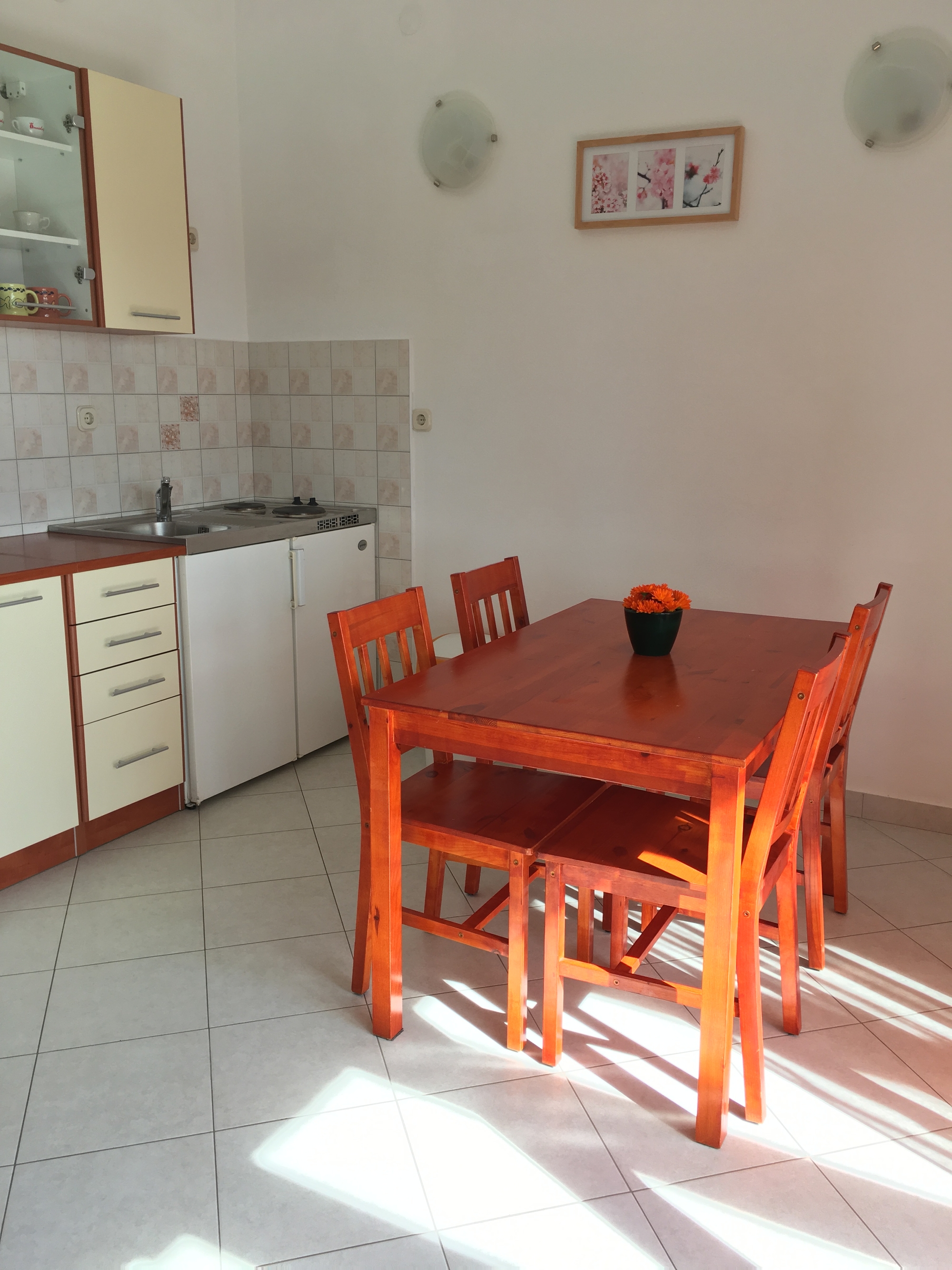 One bedroom apartment with terrace and sea view Bibinje, Zadar  A-b