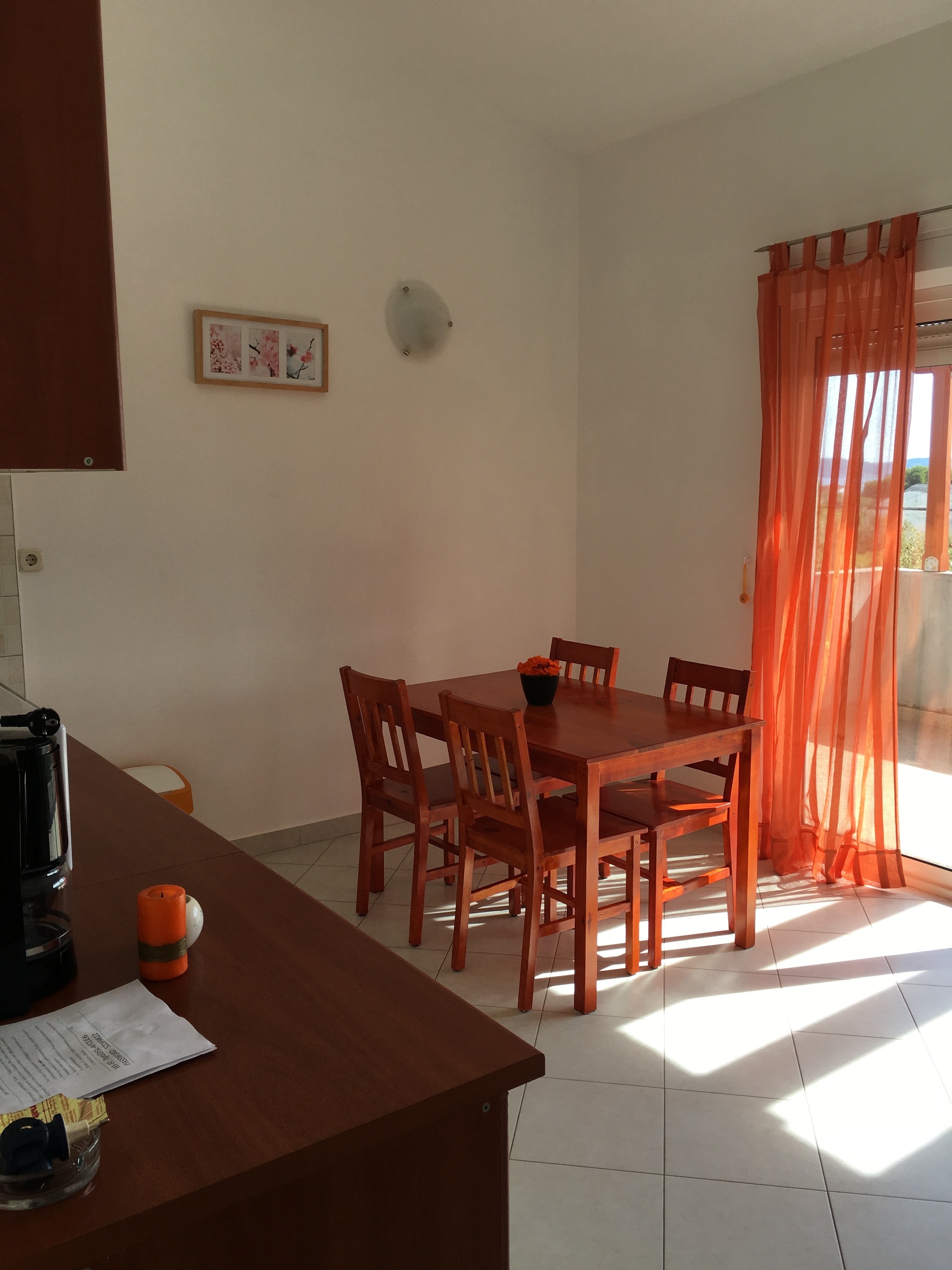 One bedroom apartment with terrace and sea view Bibinje, Zadar  A-b