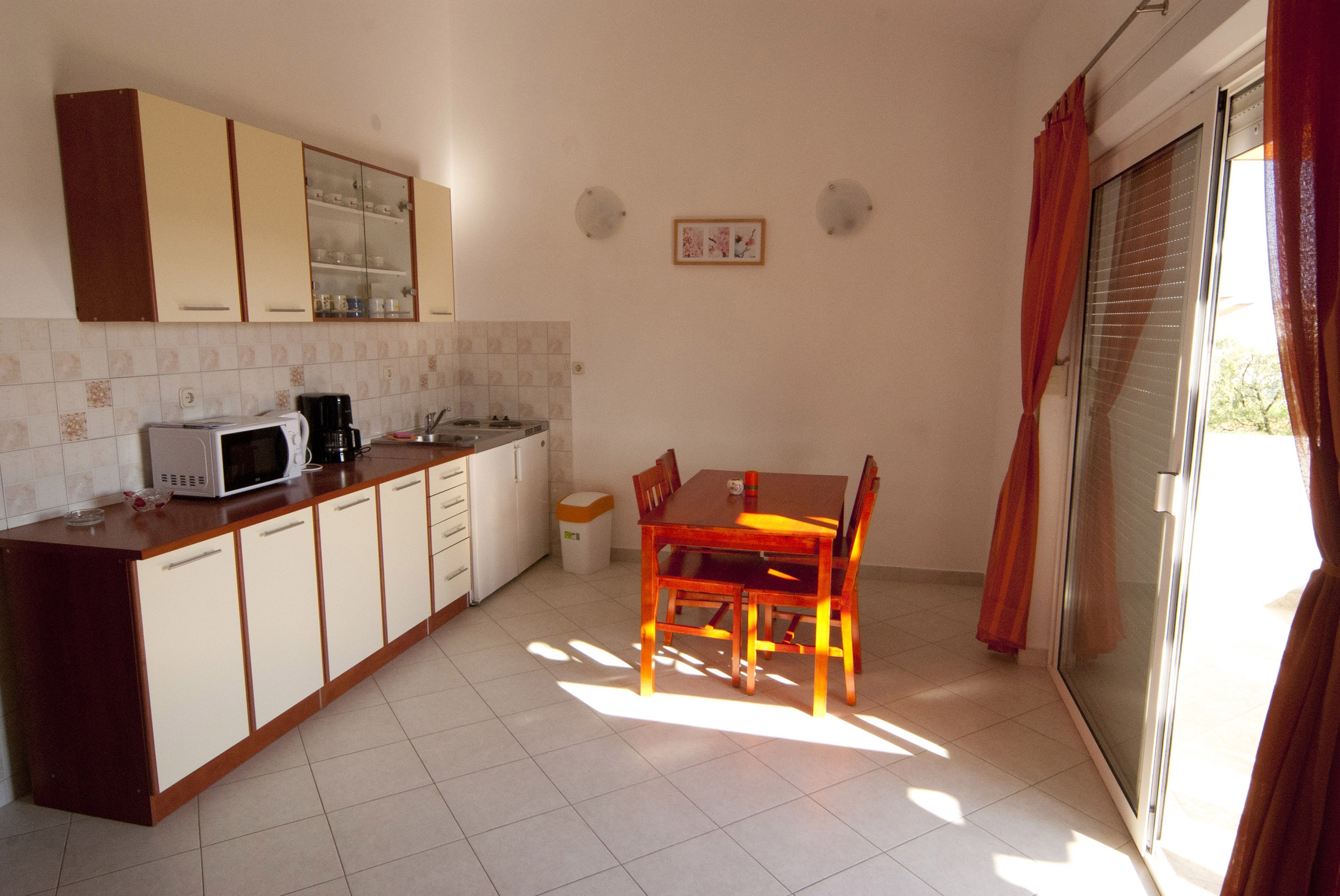 One bedroom apartment with terrace and sea view Bibinje, Zadar  A-b