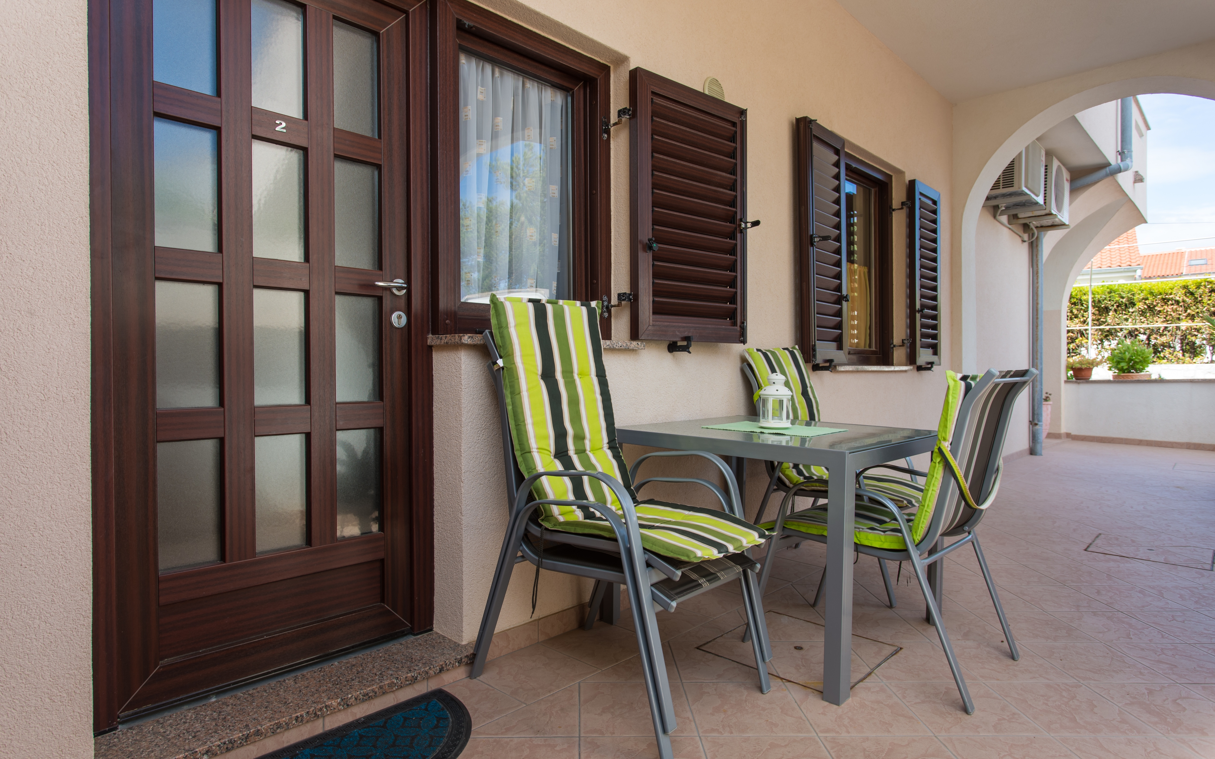 One bedroom apartment with terrace Punat, Krk  A-b