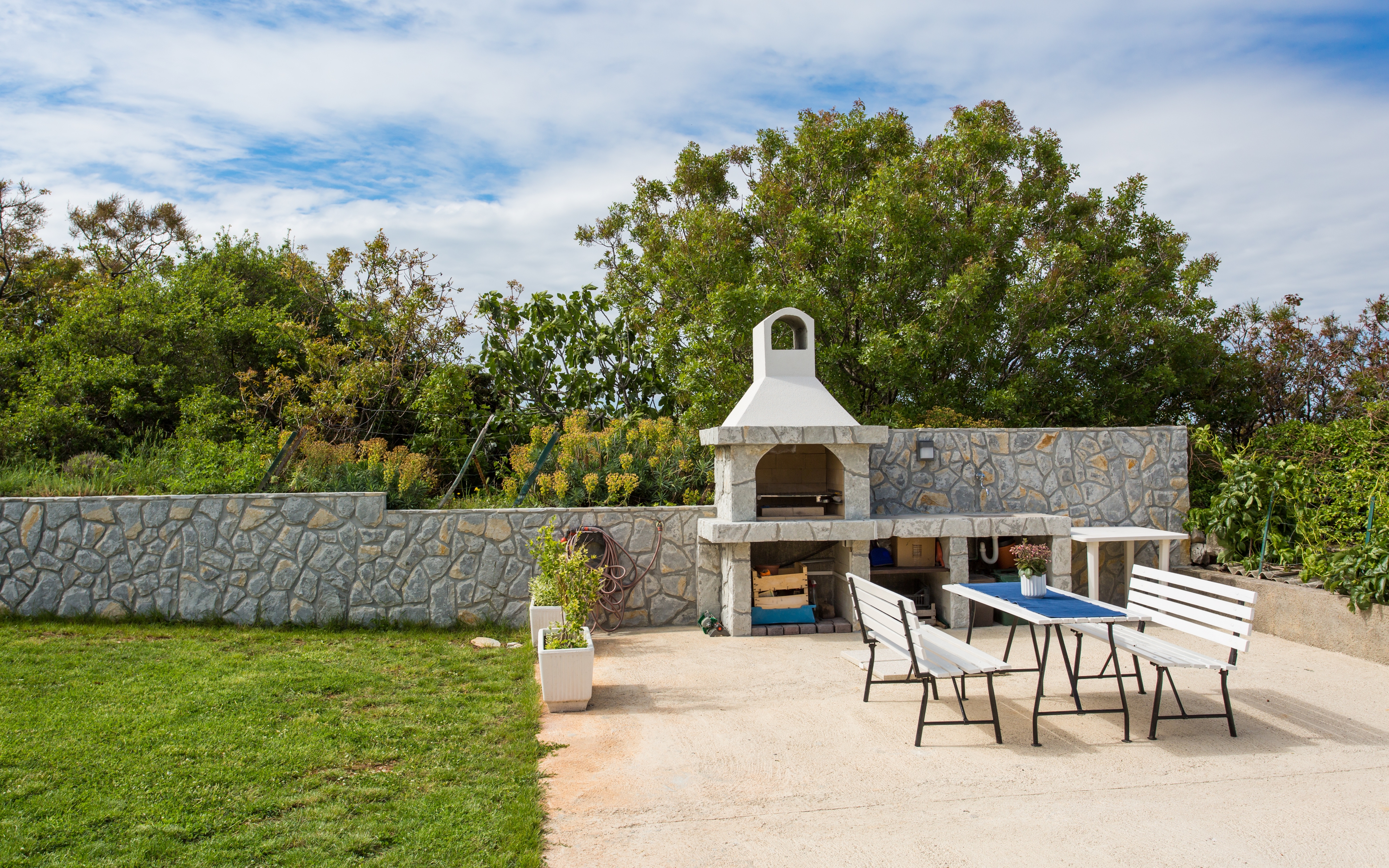 One bedroom apartment with balcony Punat, Krk (A-17857-d)