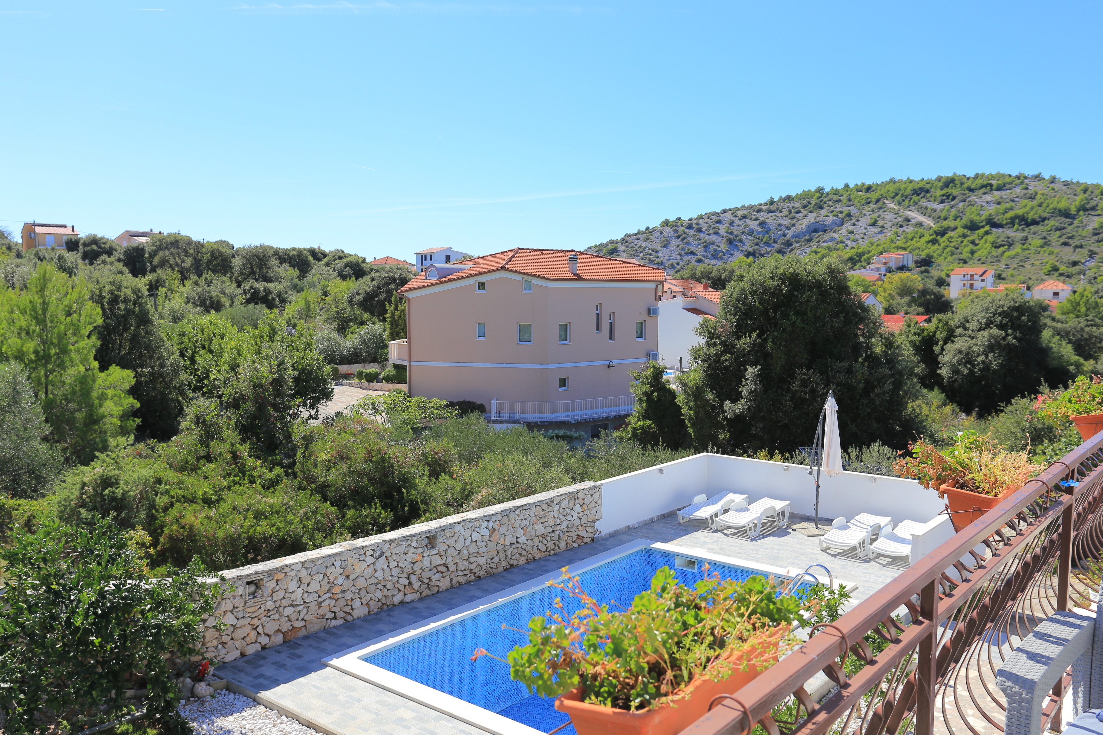 One bedroom apartment with terrace Ražanj, Rogoznica  A-a