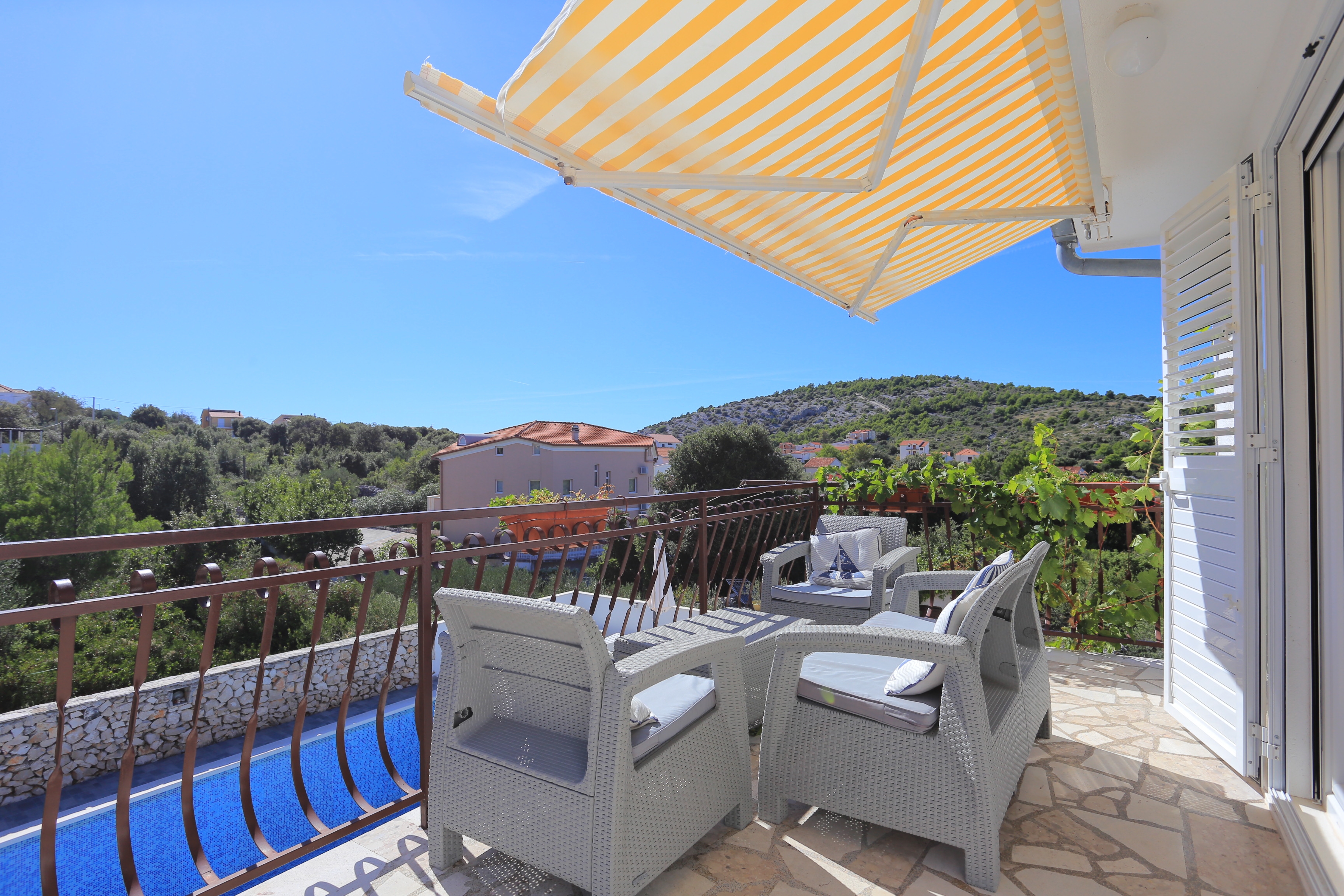 One bedroom apartment with terrace Ražanj, Rogoznica  A-b