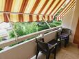 Balkon 1 Kampor, Balkon 1 v ubytování typu apartment, s výhledem na moře, domácí mazlíčci povoleni a WiFi.
