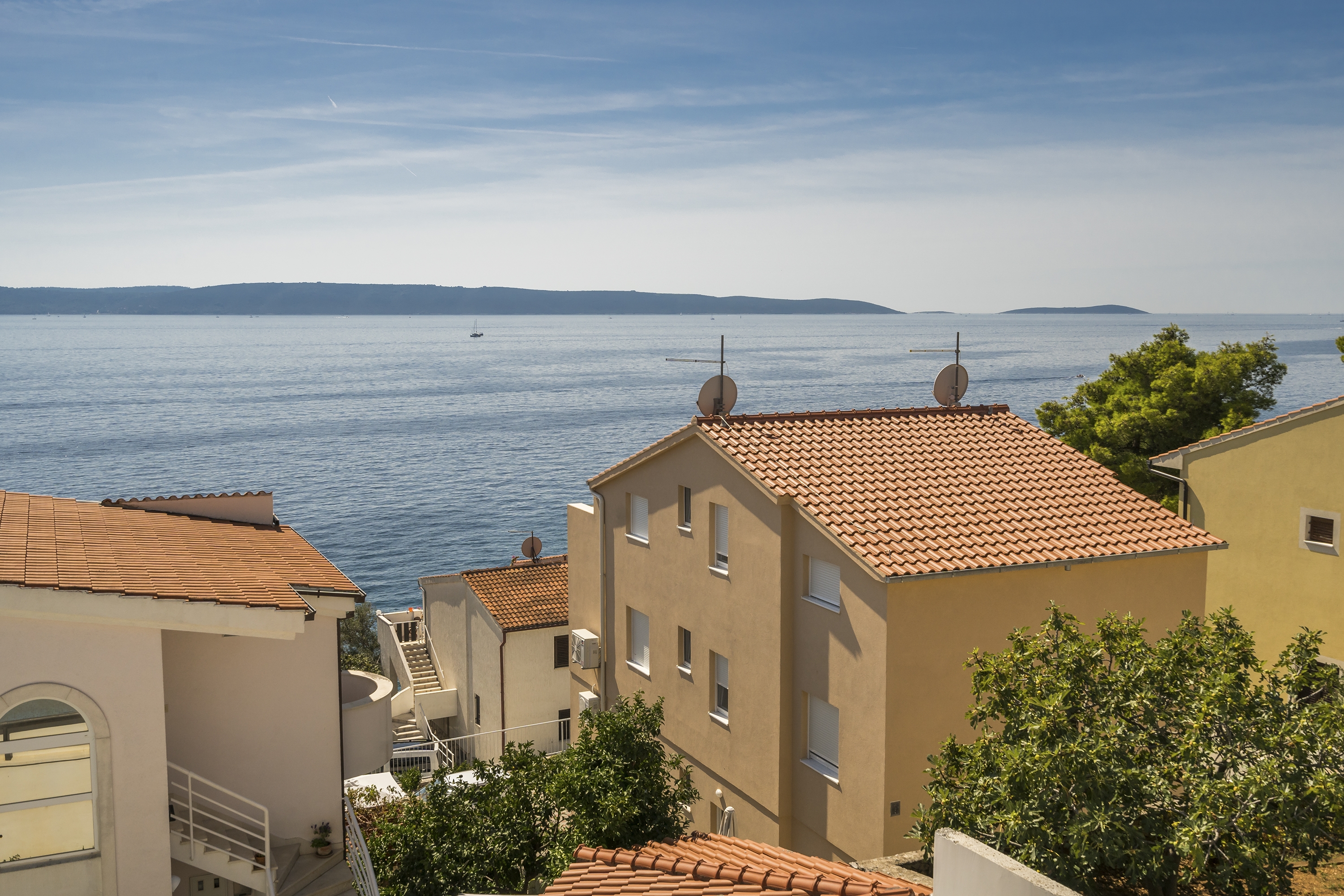 Two bedroom apartment with terrace and sea view Rastići, Čiovo  A-a