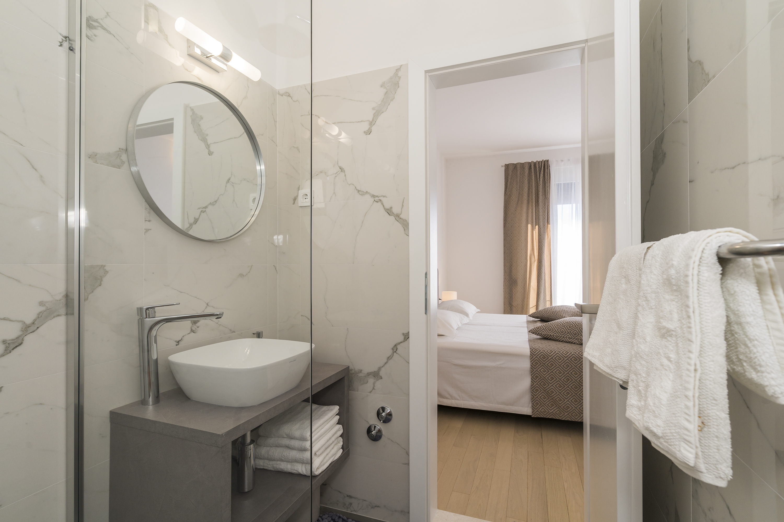 Two bedroom apartment with terrace and sea view Rastići, Čiovo  A-a