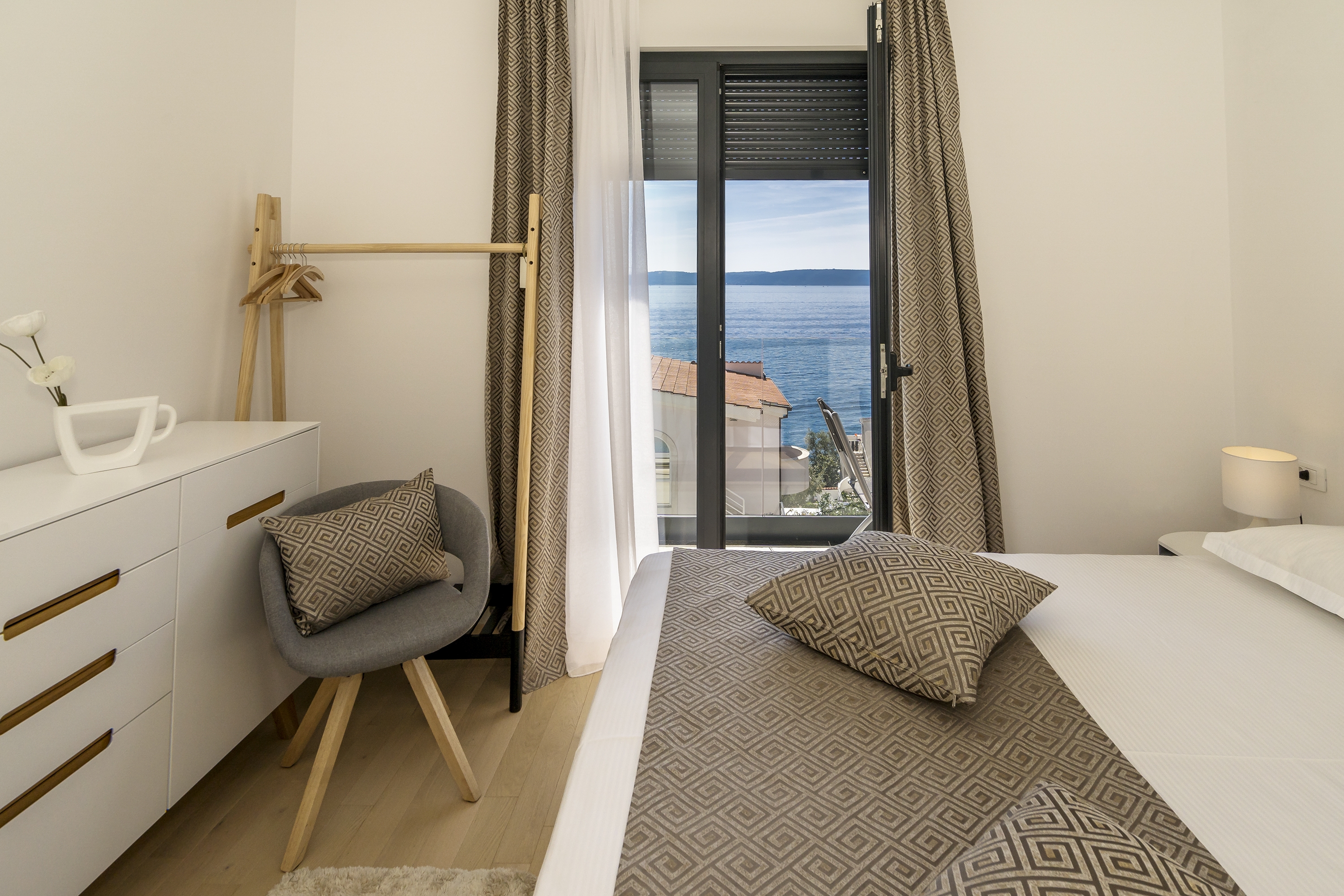 Two bedroom apartment with terrace and sea view Rastići, Čiovo  A-a