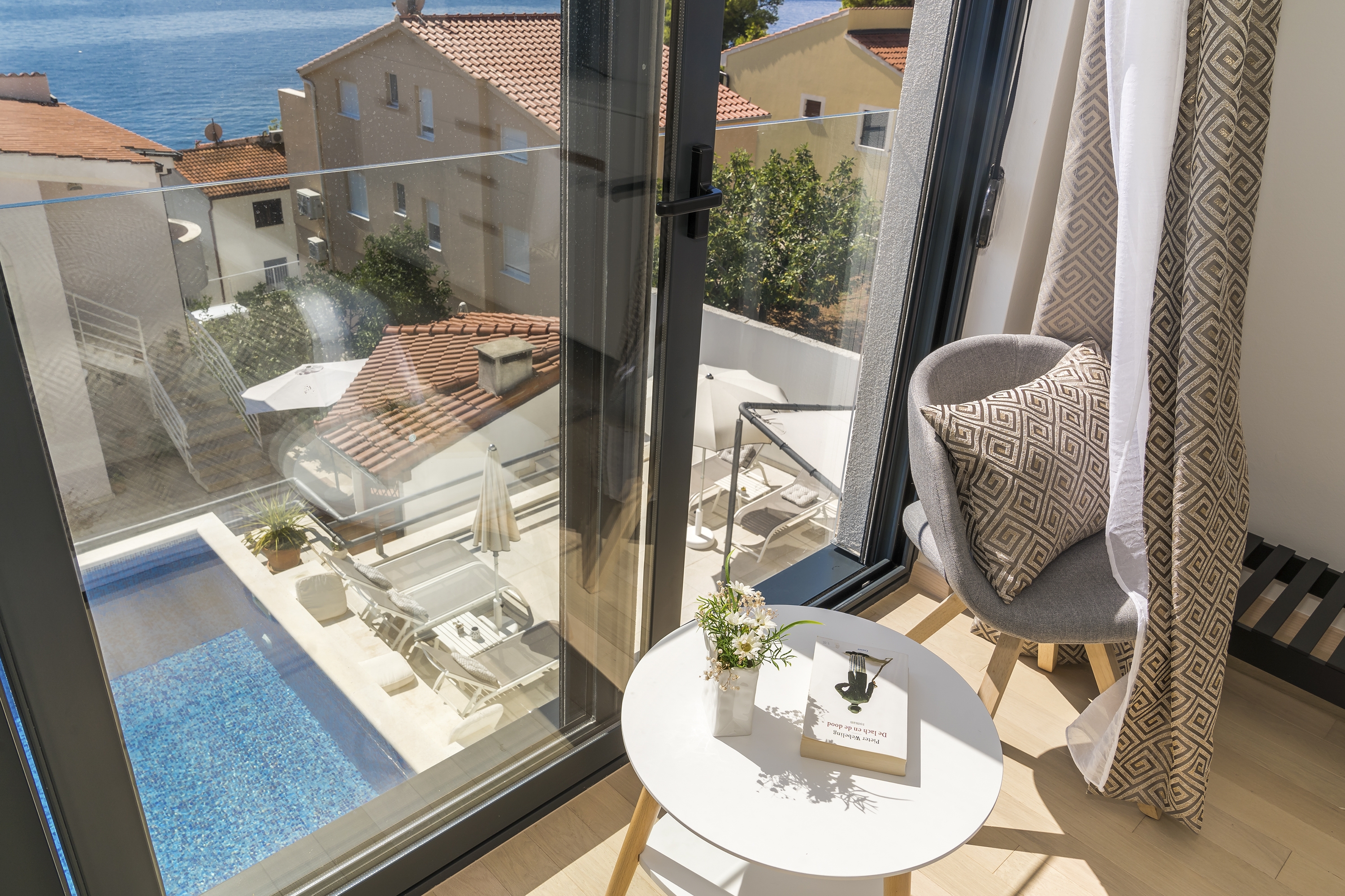 Two bedroom apartment with terrace and sea view Rastići, Čiovo  A-a