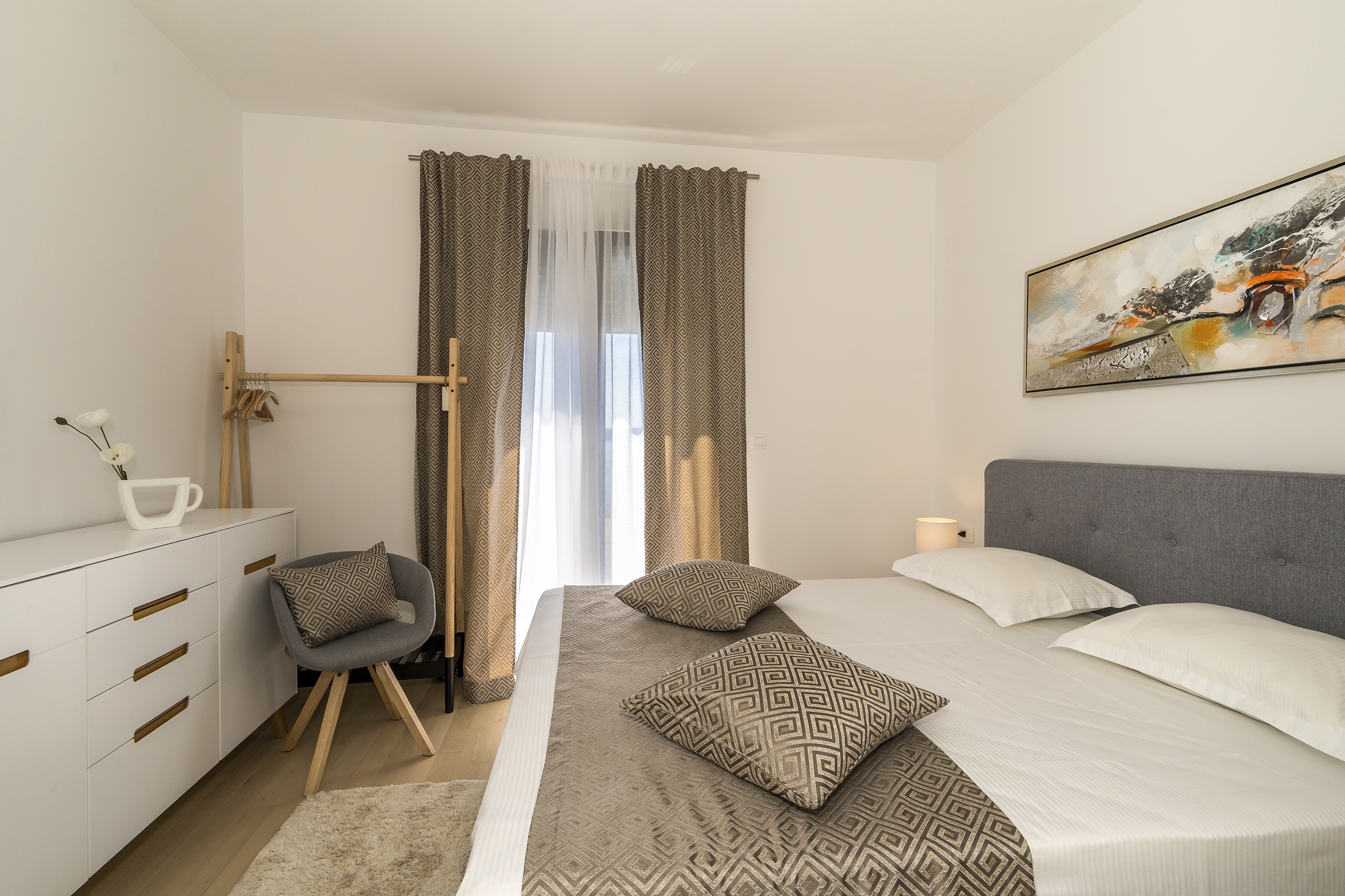 Two bedroom apartment with terrace and sea view Rastići, Čiovo  A-a