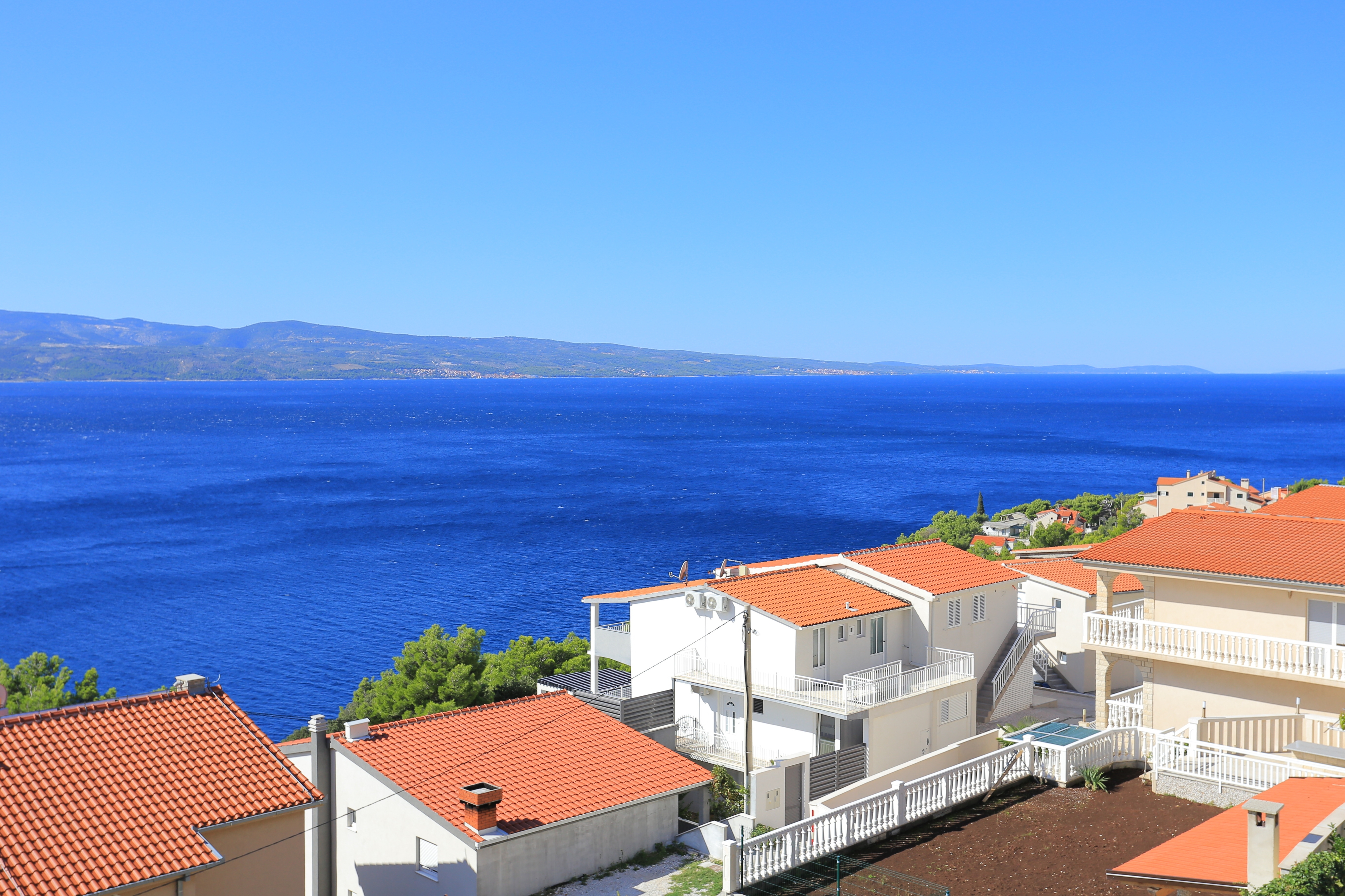 Two bedroom apartment with terrace and sea view Stanići, Omiš  A-a