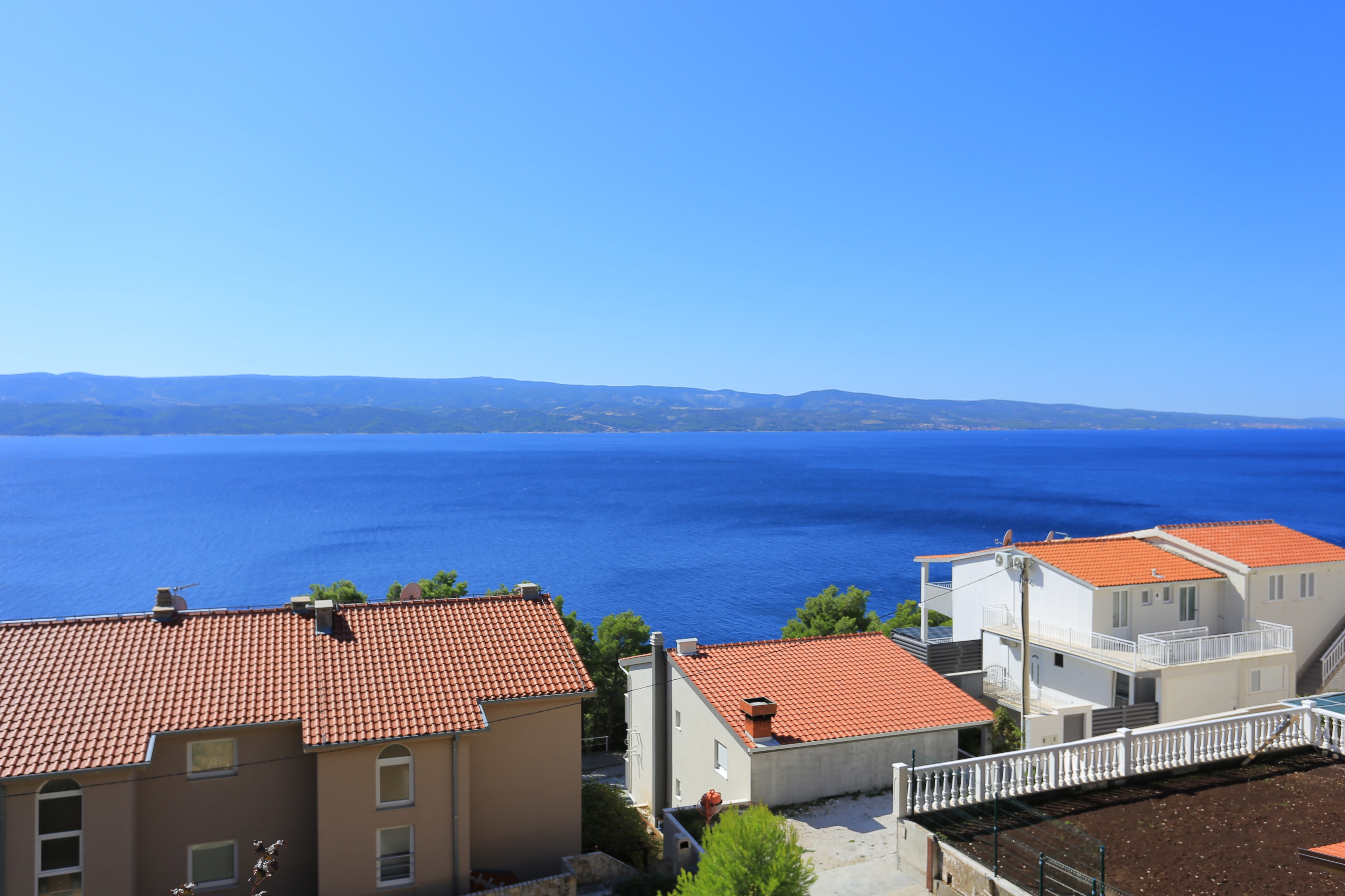 Two bedroom apartment with terrace and sea view Stanići, Omiš  A-b
