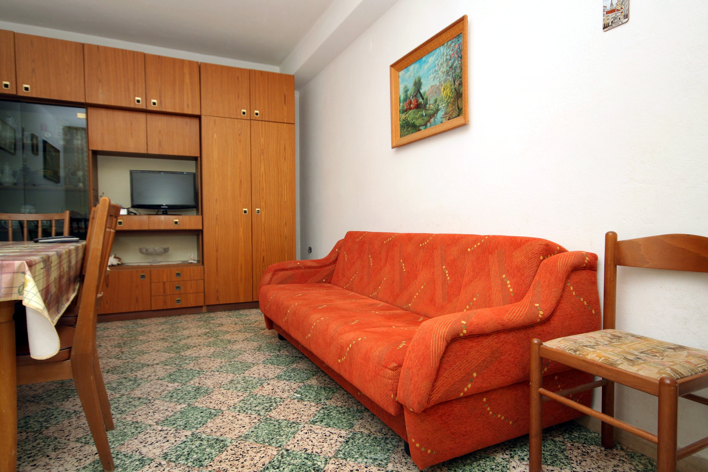 Comfortable and spacious apartment with terrace Lumbarda, Korčula (A-179-a)