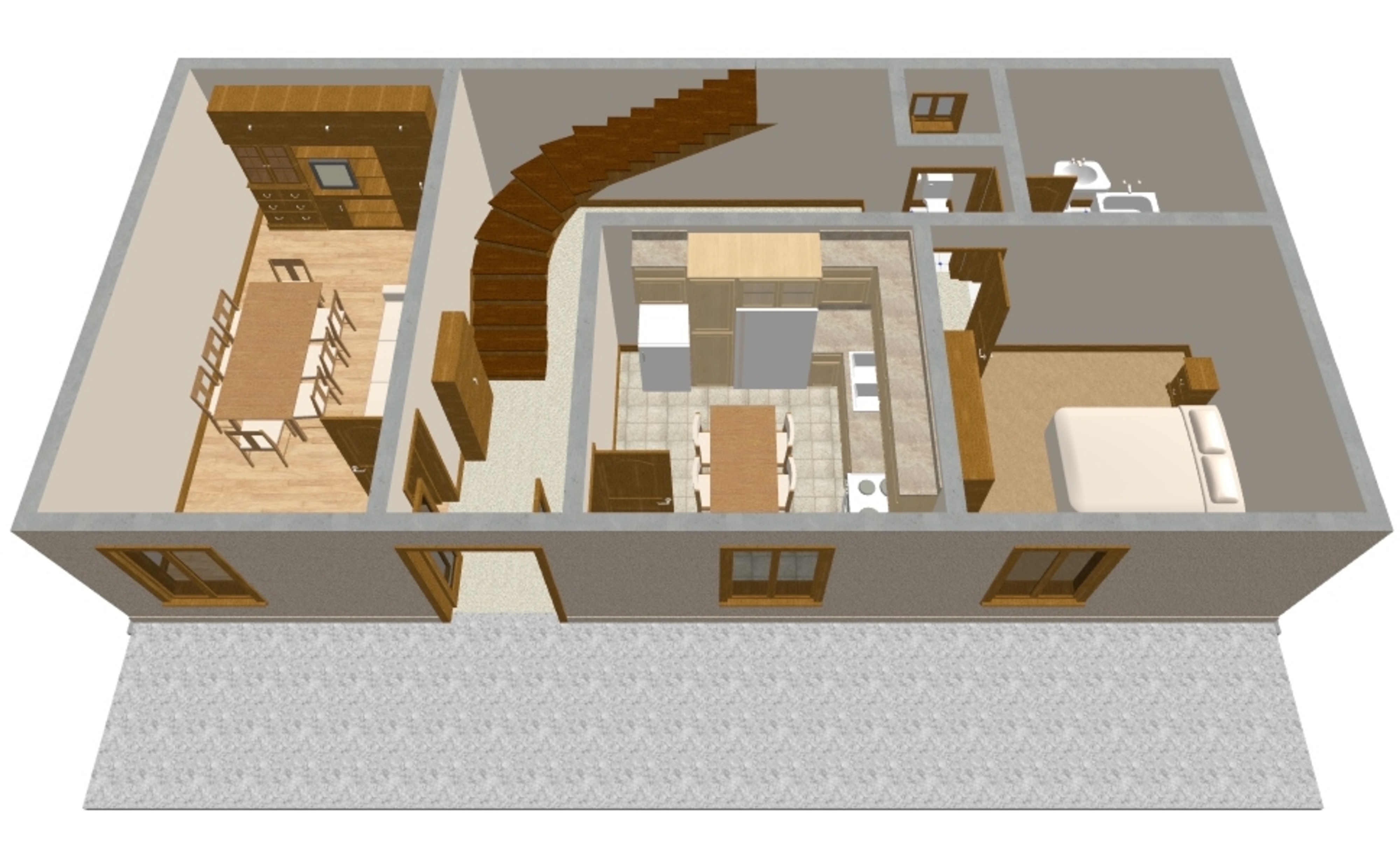 Comfortable and spacious apartment with terrace Lumbarda, Korčula  A-a