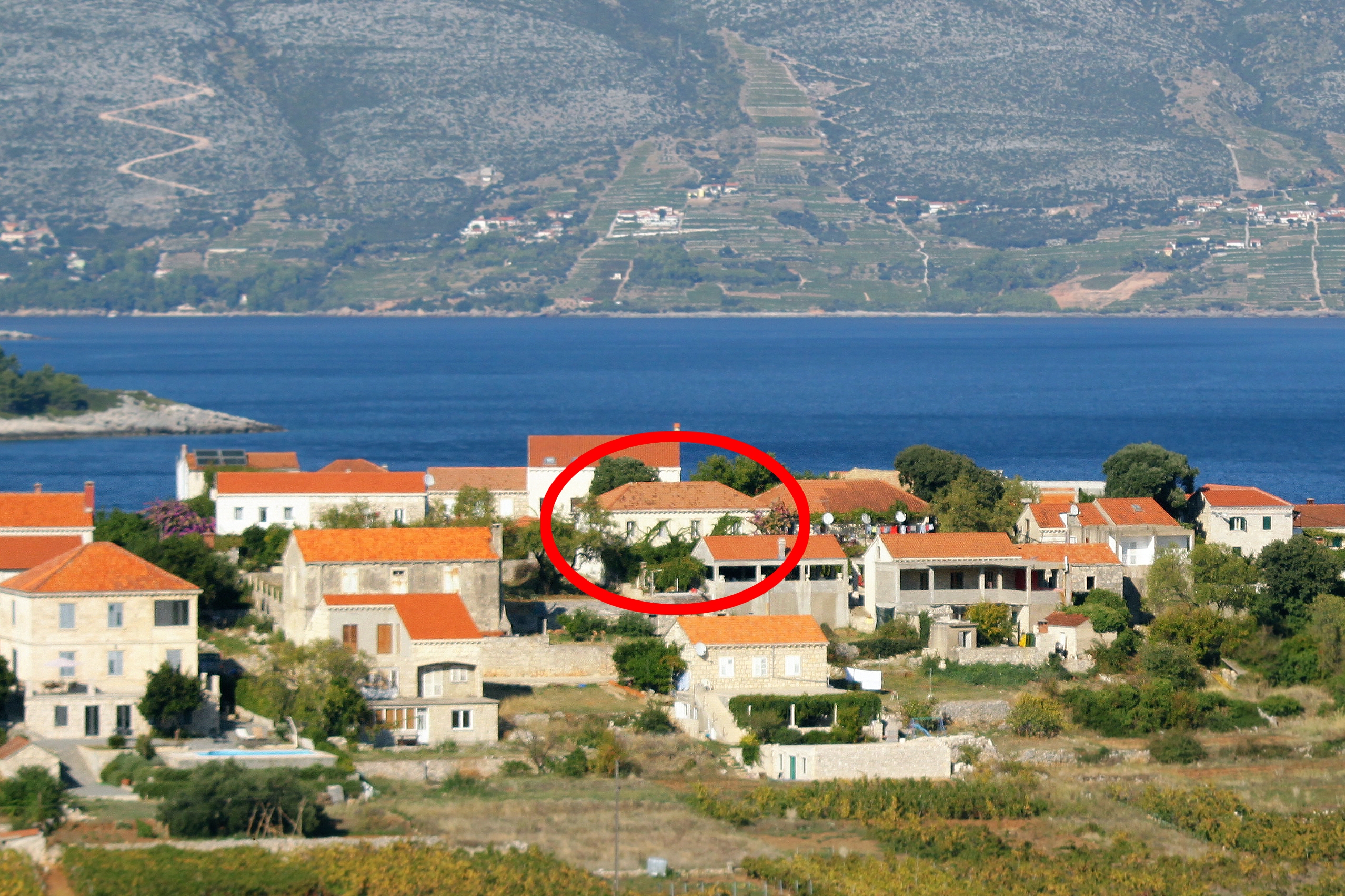 Komforan apartman s terasom Lumbarda, Korčula  A-a