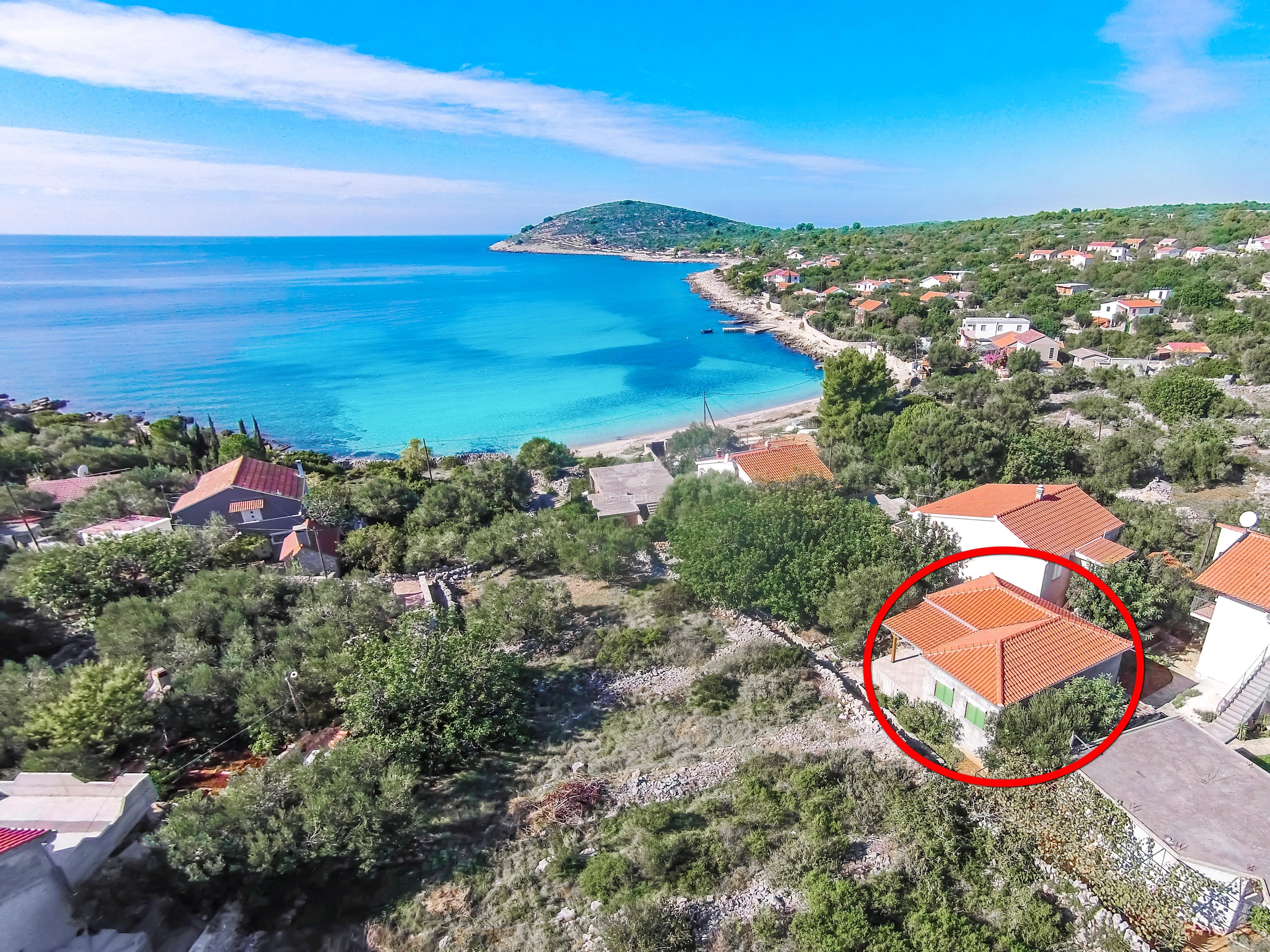 Two bedroom apartment with terrace Drvenik Mali, Drvenik (A-17910-a)