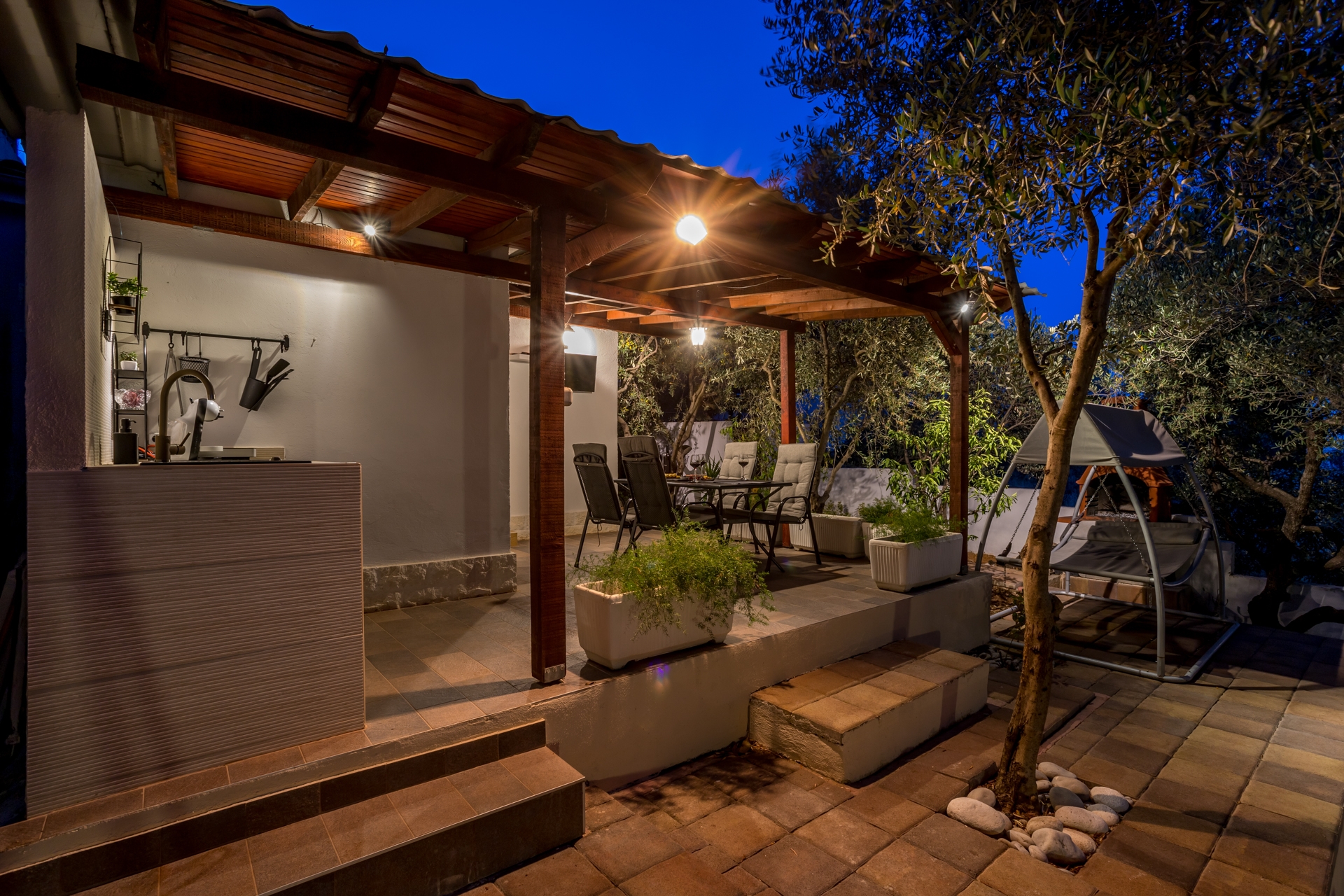 One bedroom house with terrace Stari Grad, Hvar  K