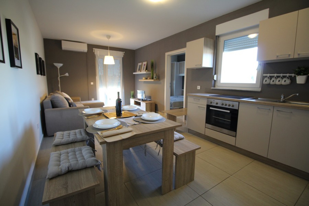 One bedroom apartment with air-conditioning Novalja, Pag  A-b