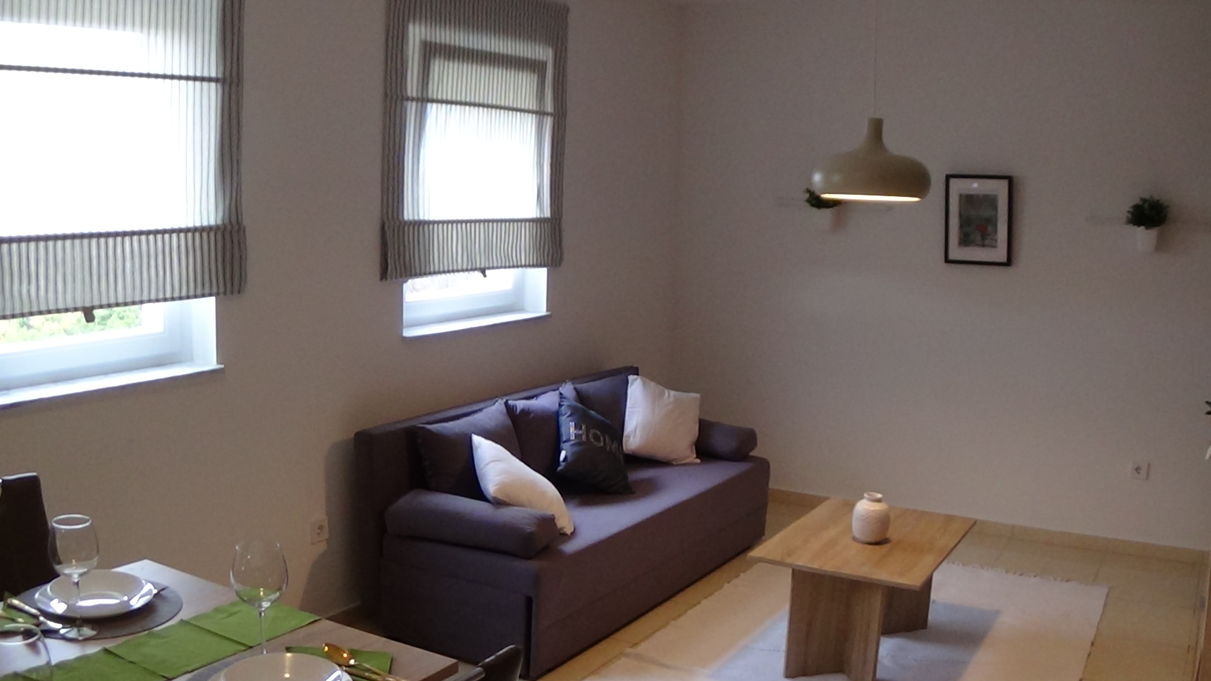One bedroom apartment with terrace and sea view Novalja, Pag  A-d