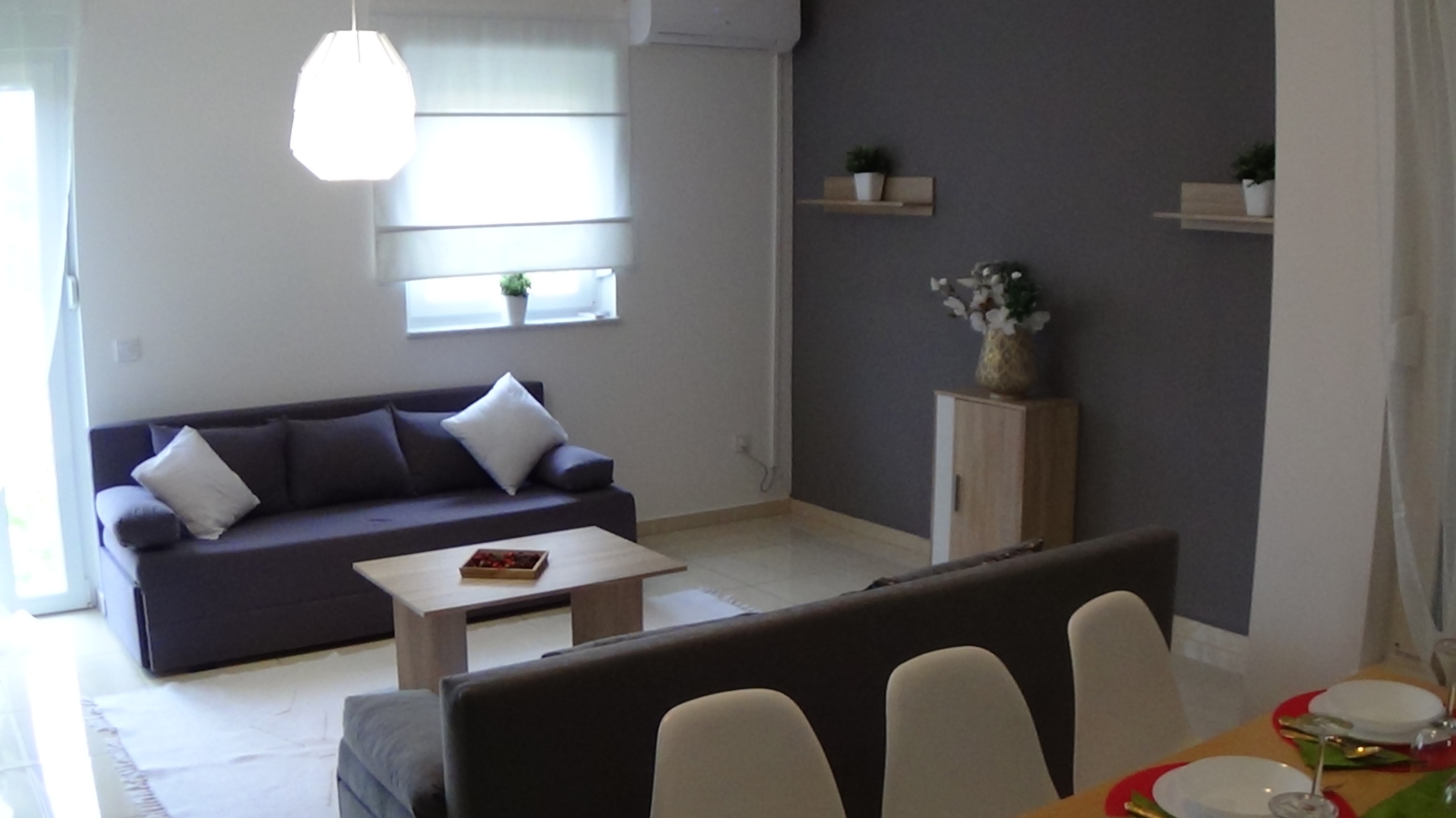 Dvosobni apartman s klimom Novalja, Pag  A-c