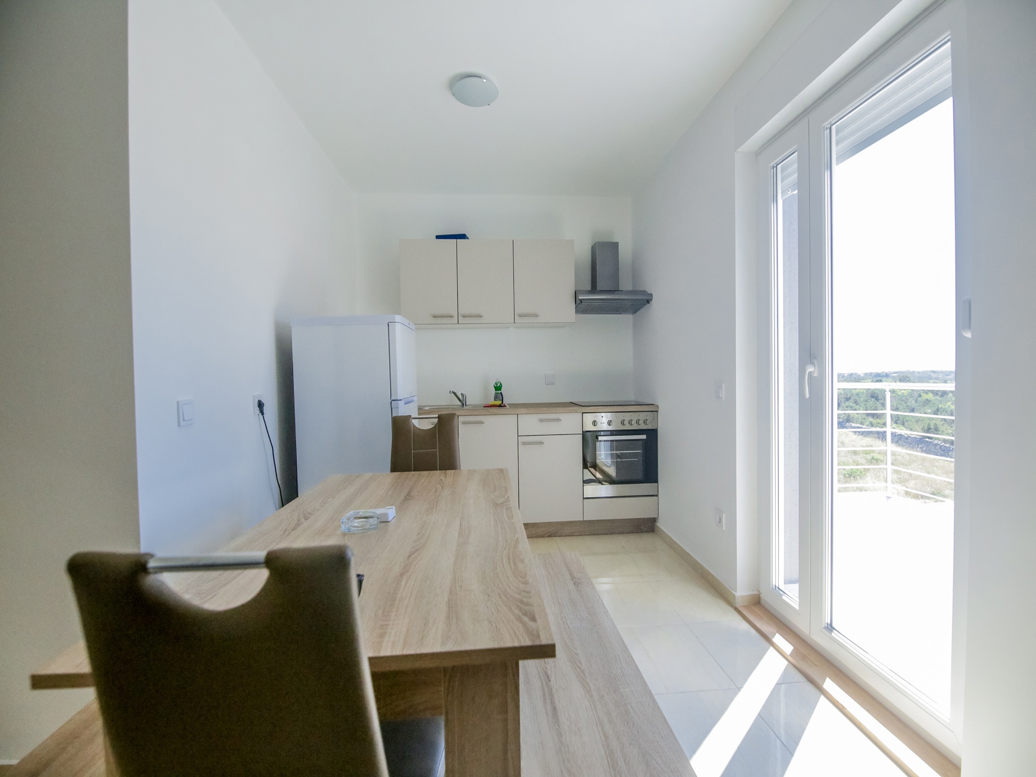 Two bedroom apartment with terrace and sea view Novalja, Pag  A-g