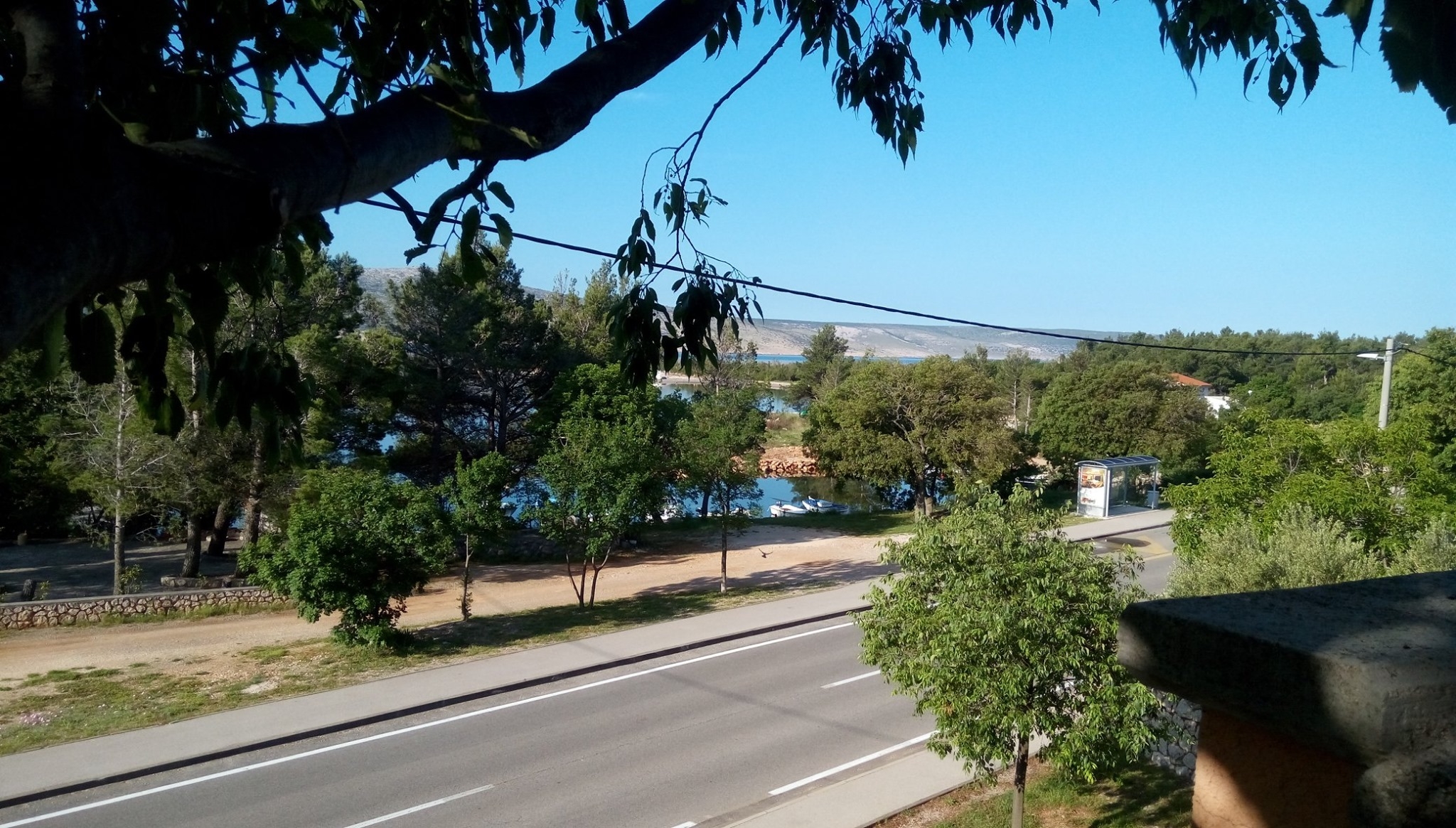 Two bedroom apartment with terrace and sea view Seline, Paklenica  A-a