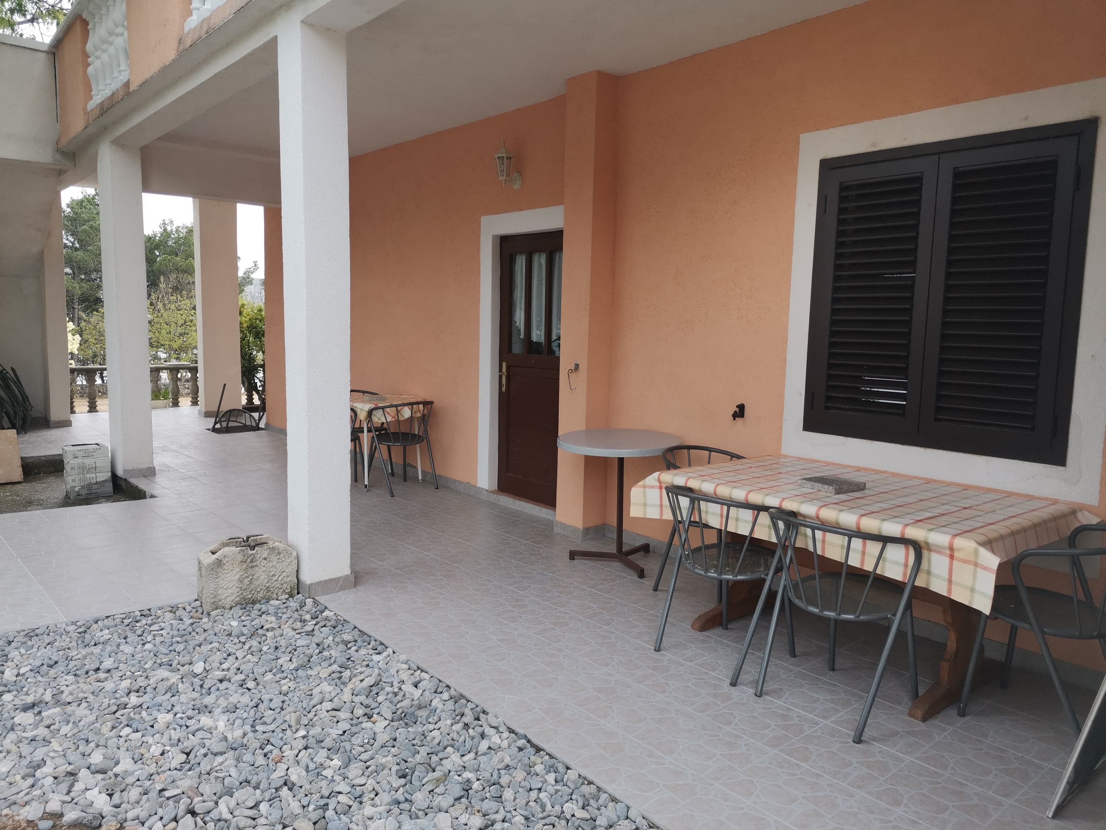 Two bedroom apartment with terrace and sea view Seline, Paklenica  A-c