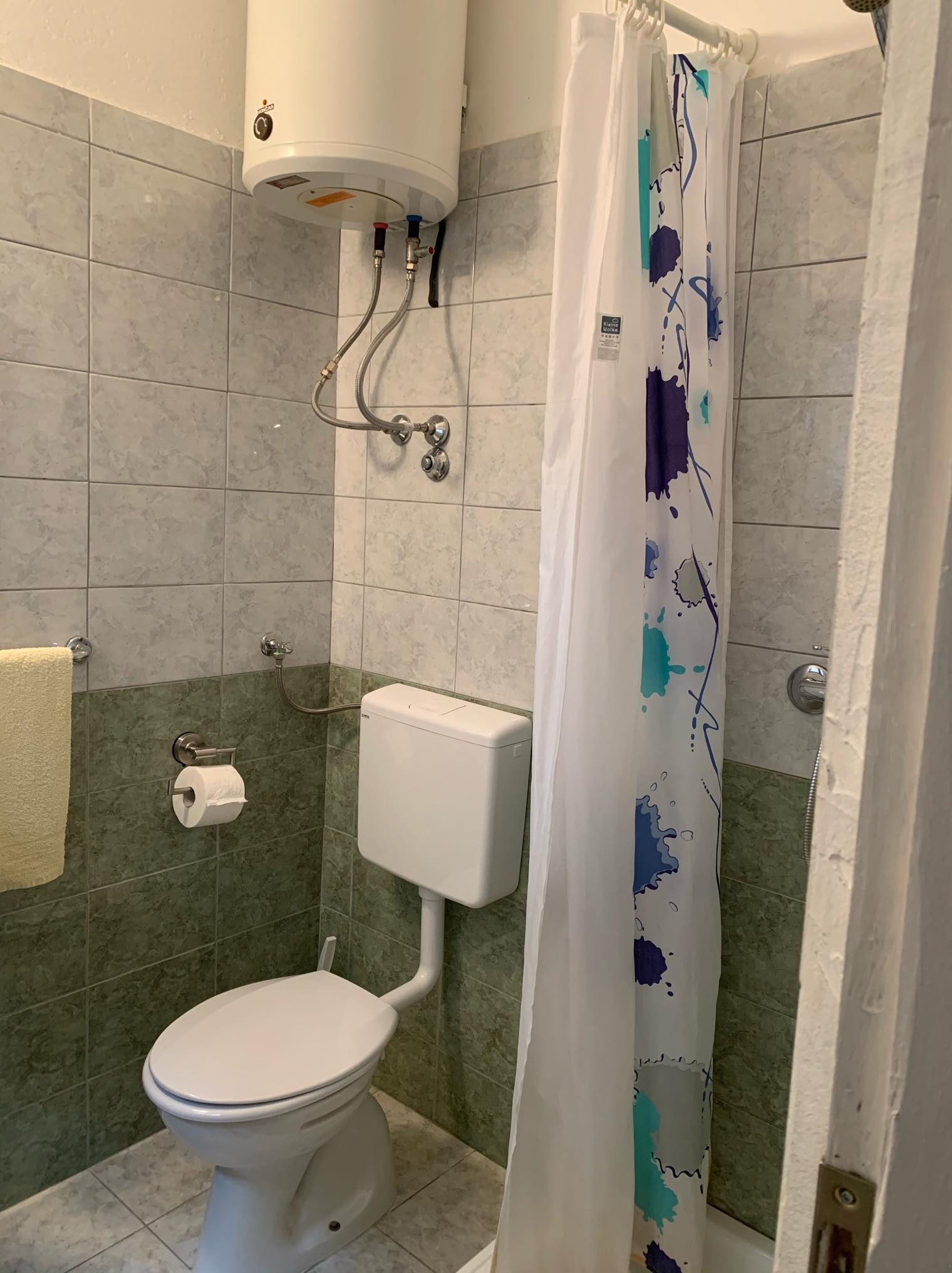 One bedroom apartment with terrace and sea view Seline, Paklenica  A-d