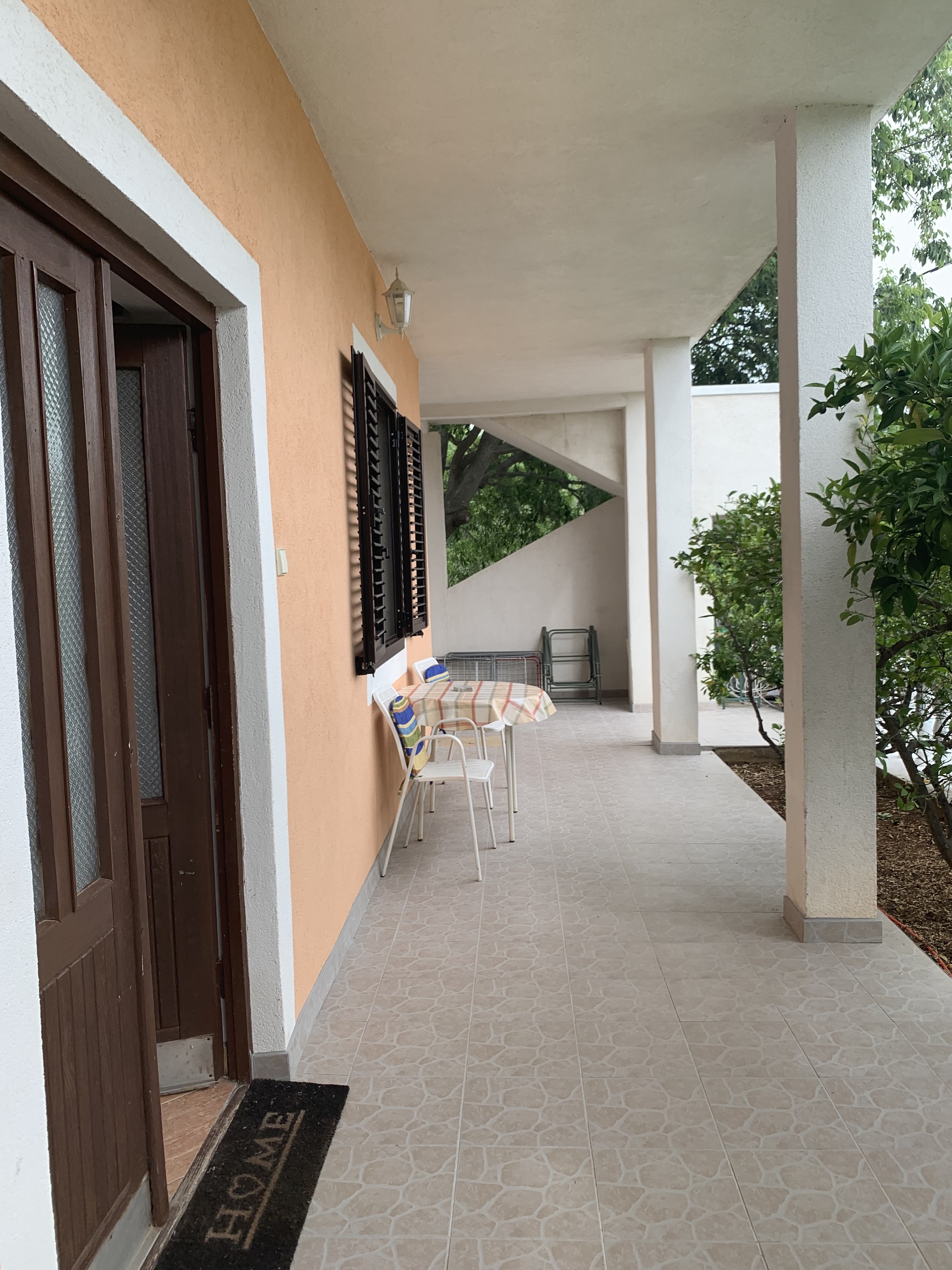 One bedroom apartment with terrace and sea view Seline, Paklenica  A-d