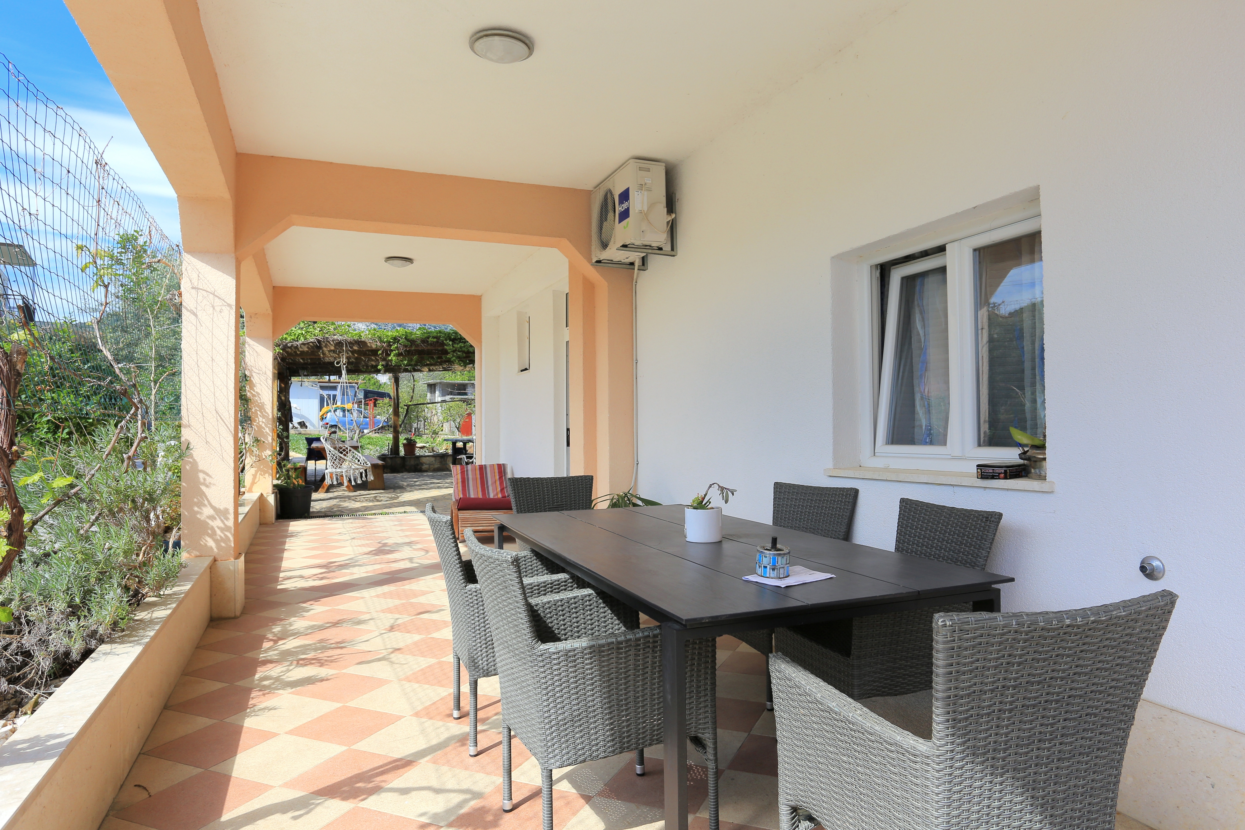 Two bedroom apartment with terrace Seget Vranjica, Trogir  A-b