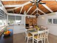 Dining room Smokvina, Dining room in the house, air condition available, (pet friendly) and WiFi.
