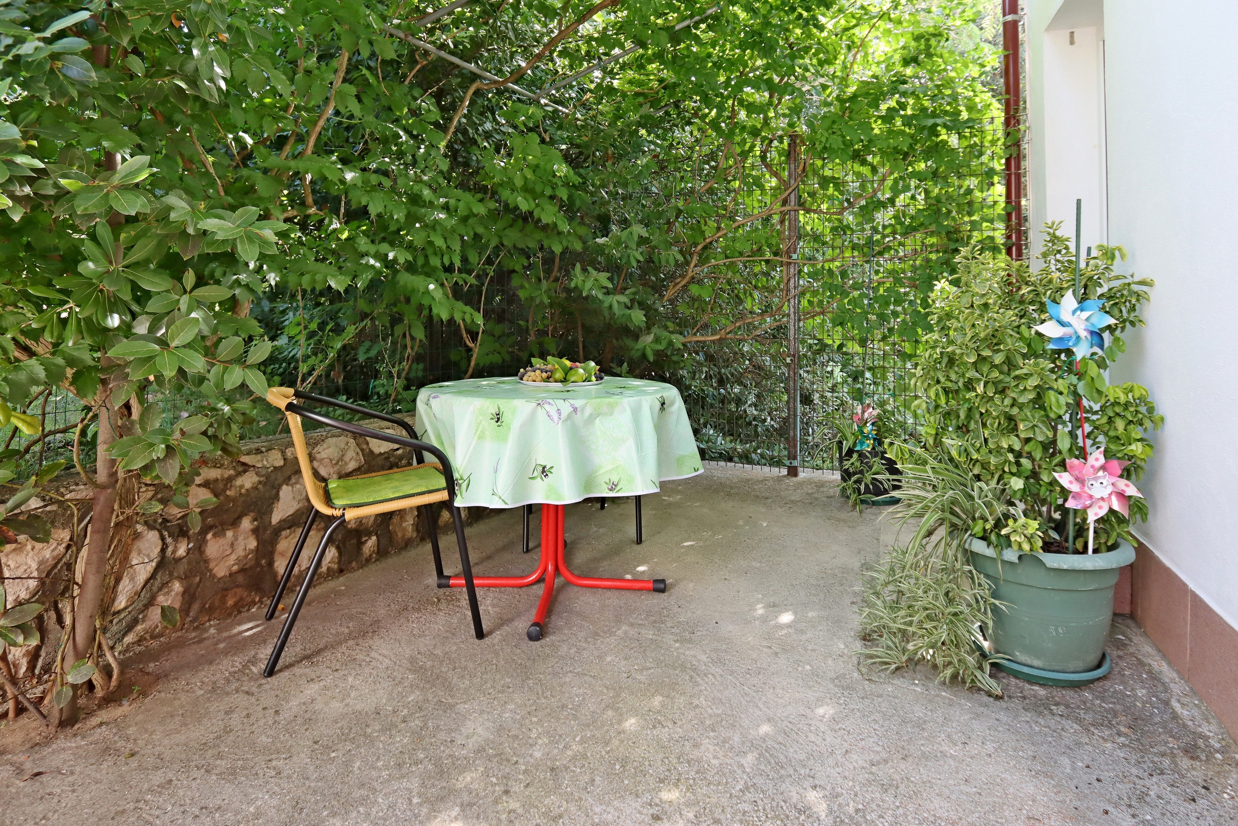 Studio flat with terrace and sea view Lopar, Rab  AS-a