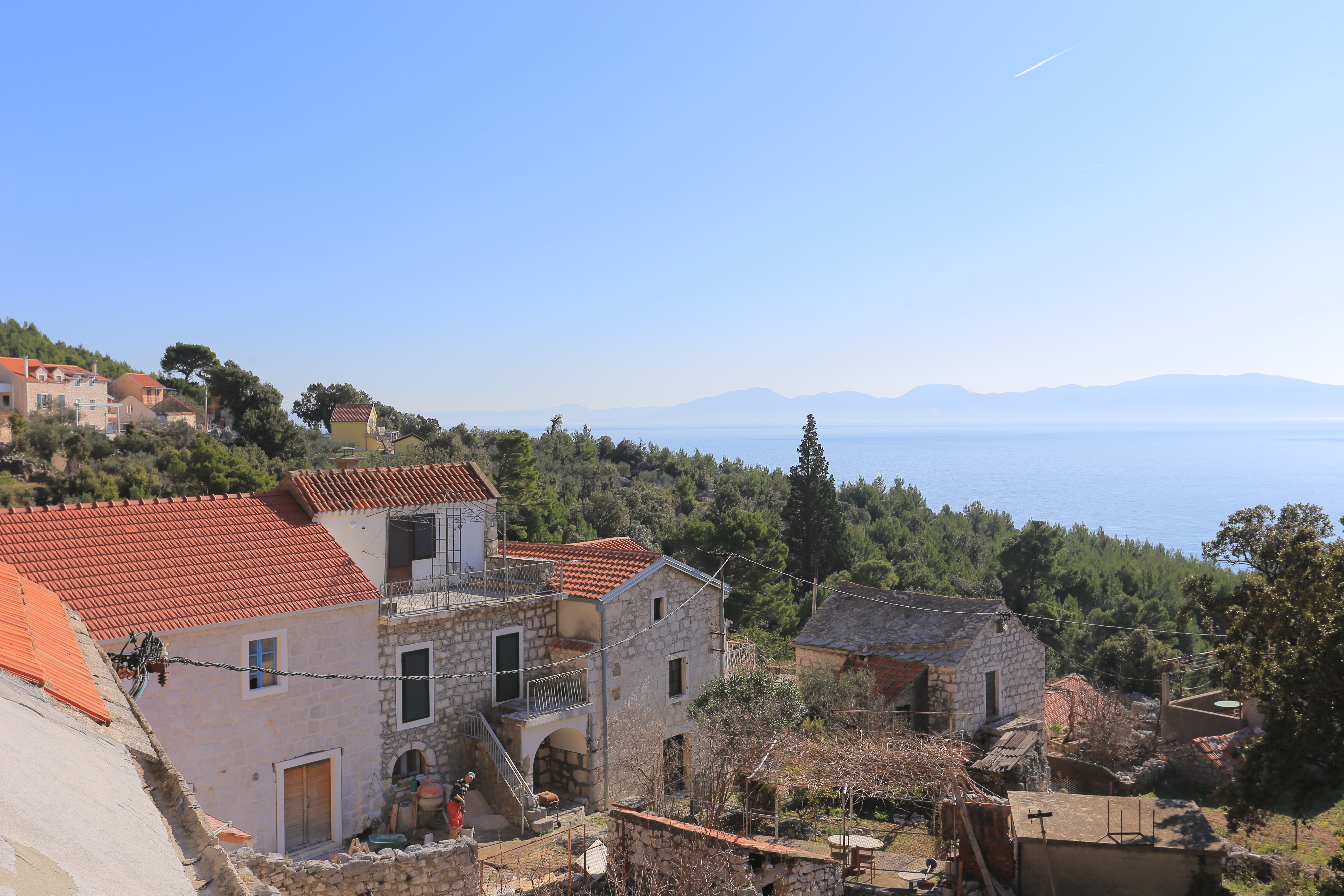 One bedroom house with terrace and sea view Živogišće - Strnj - Živogošće - Strnj, Makarska  K