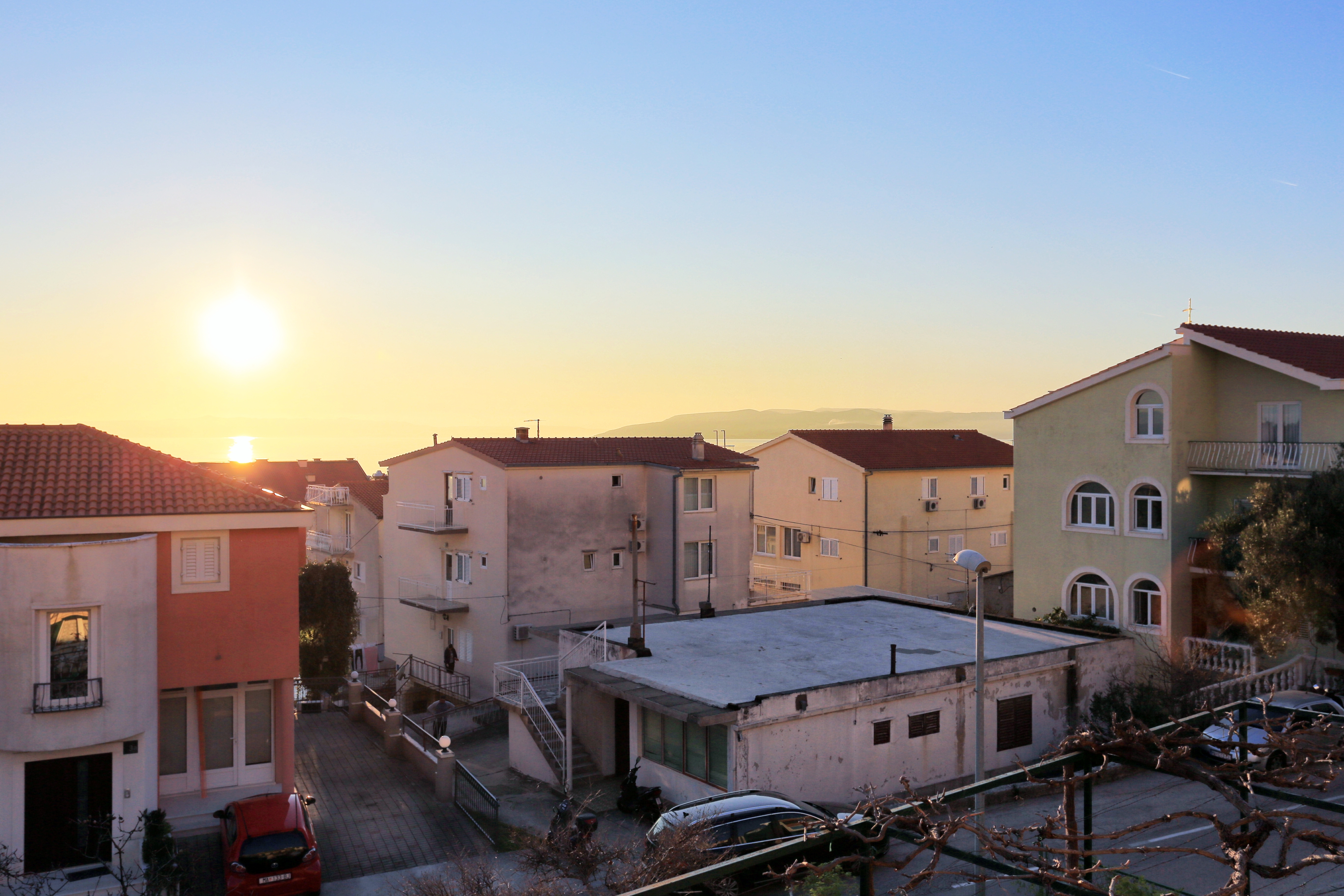 Studio flat with balcony and sea view Makarska  AS-a