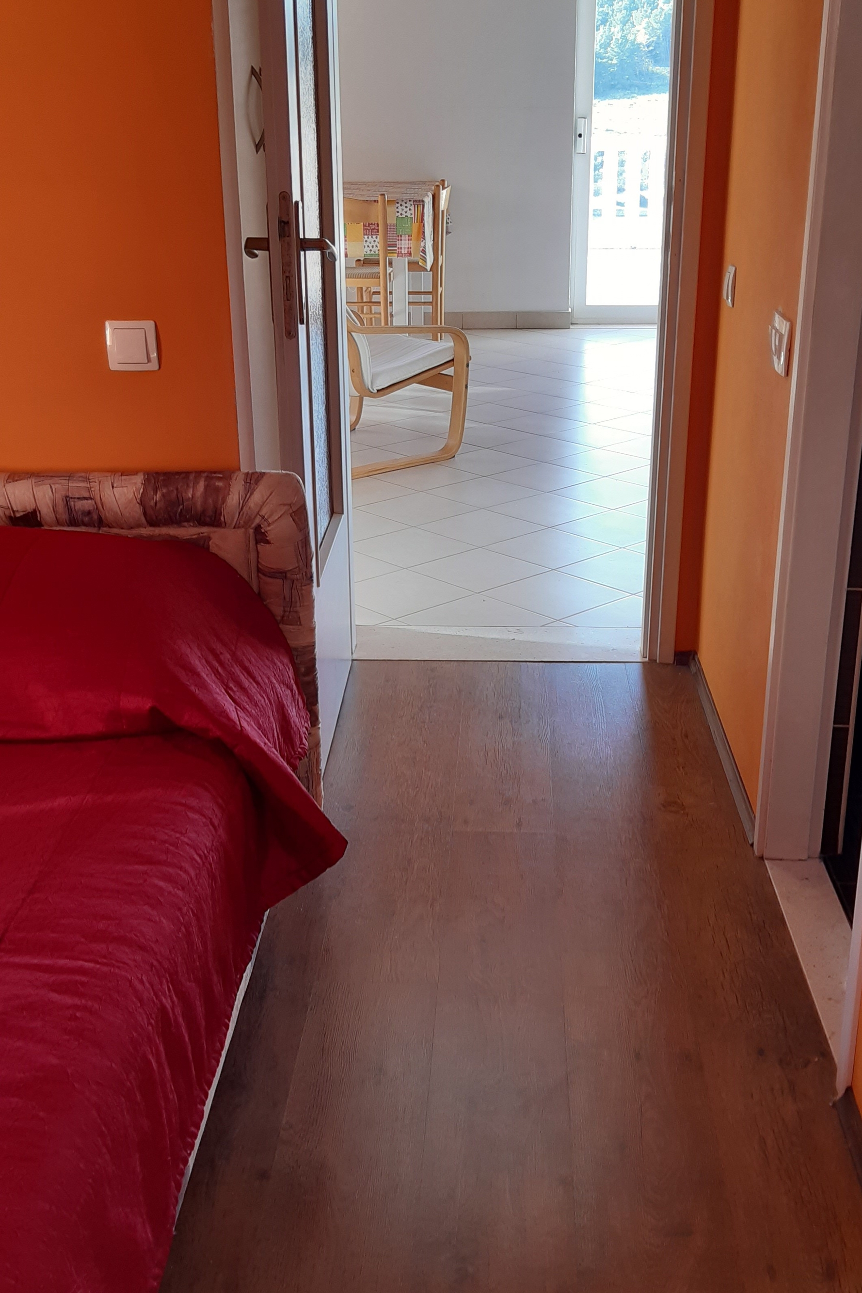 One bedroom apartment with terrace and sea view Lumbarda, Korčula  A-c