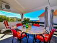 Terrace Mandre, Terrace in the apartment, with a sea view and WiFi.