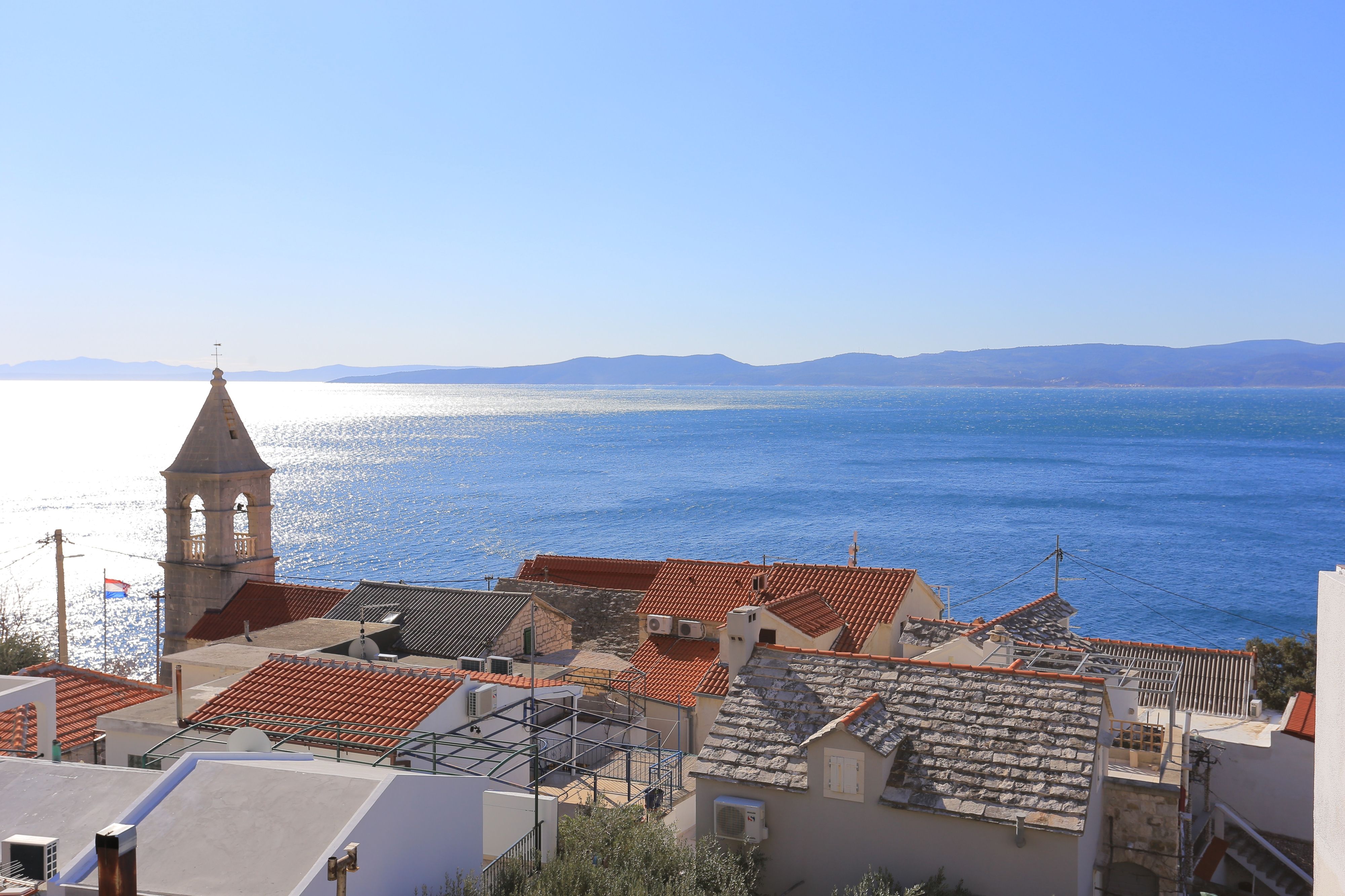 Two bedroom apartment with terrace and sea view Pisak, Omiš  A-a