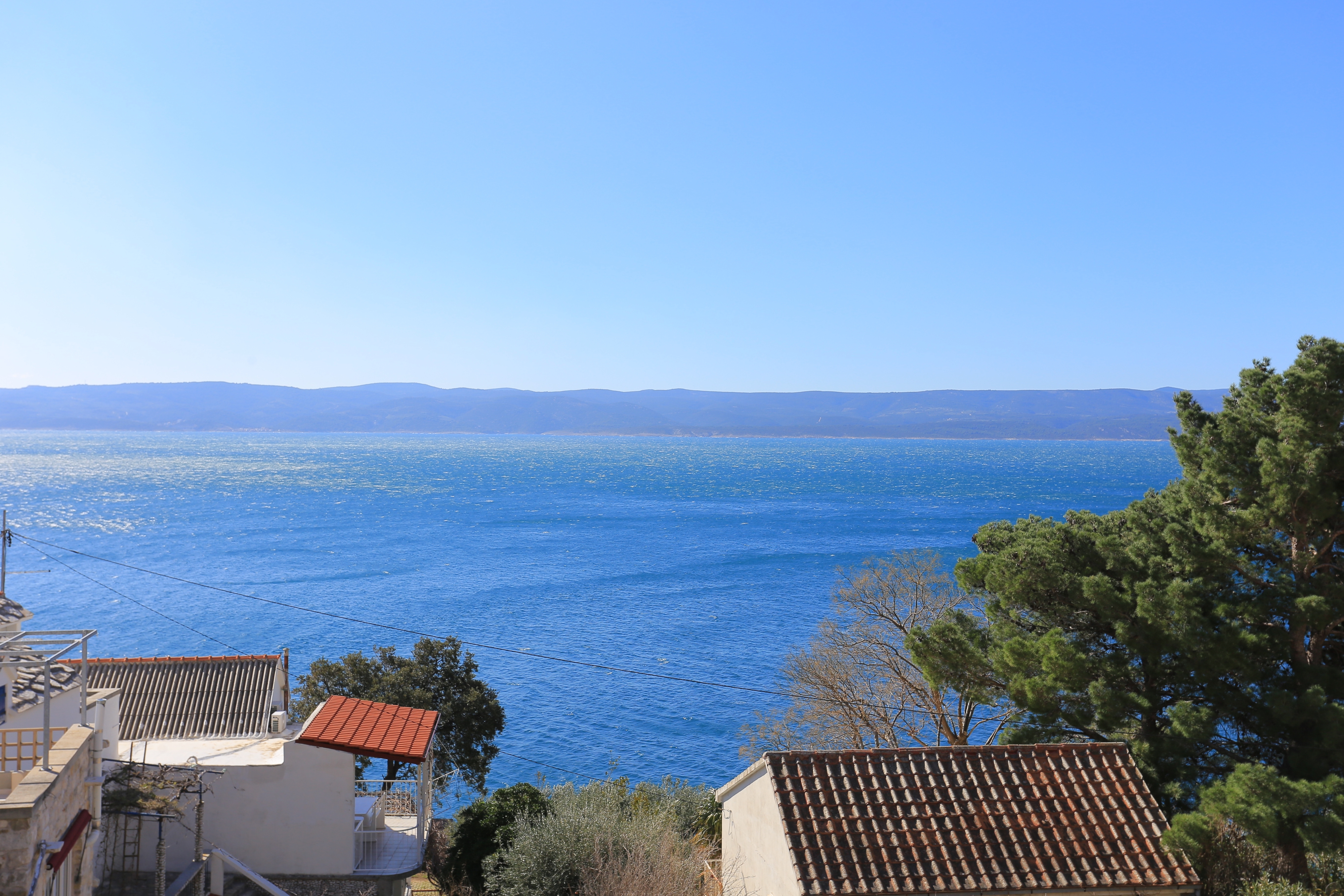 Two bedroom apartment with balcony and sea view Pisak, Omiš  A-c