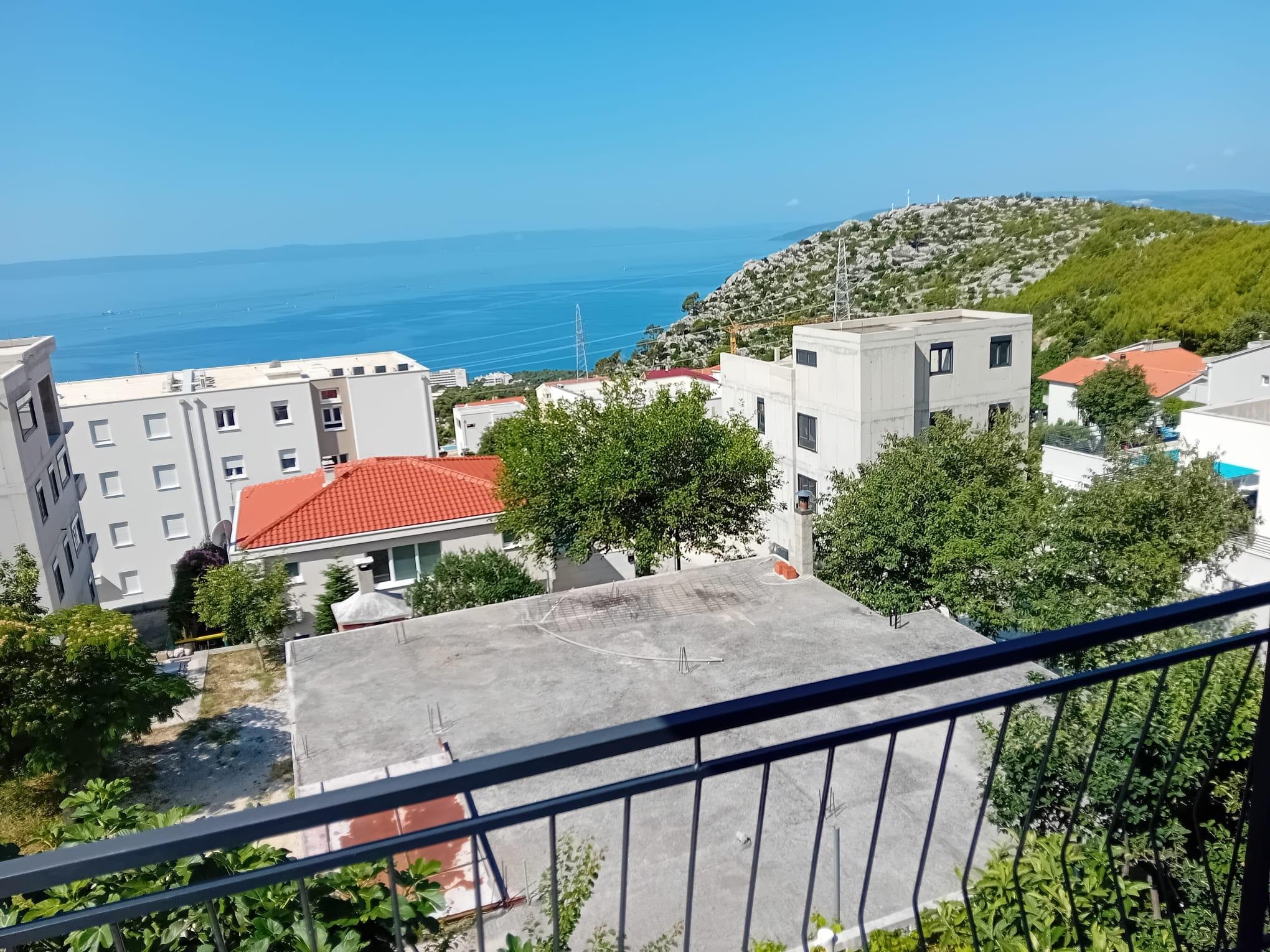One bedroom apartment with balcony and sea view Makarska  A-a