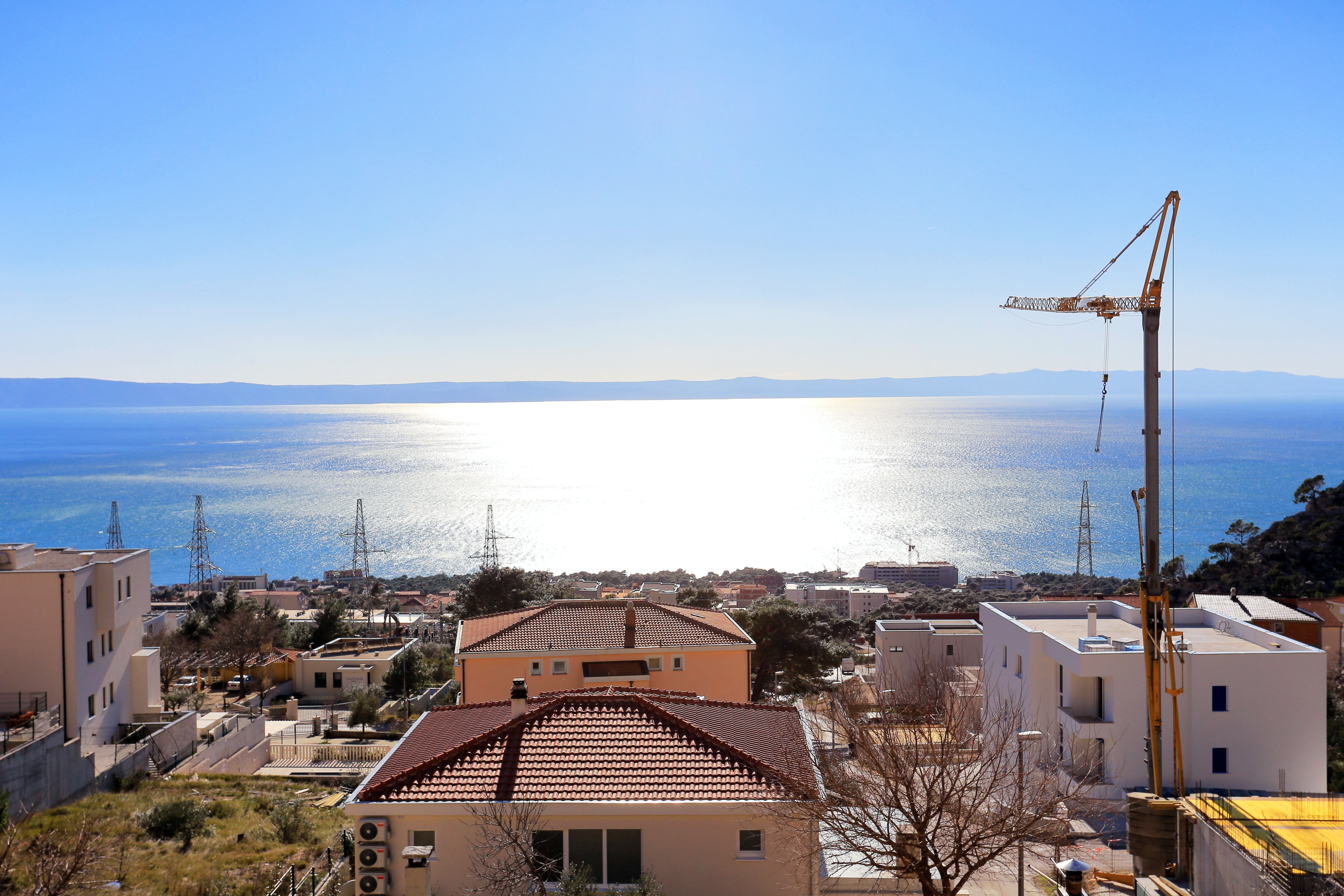 Studio flat with balcony and sea view Makarska  AS-a