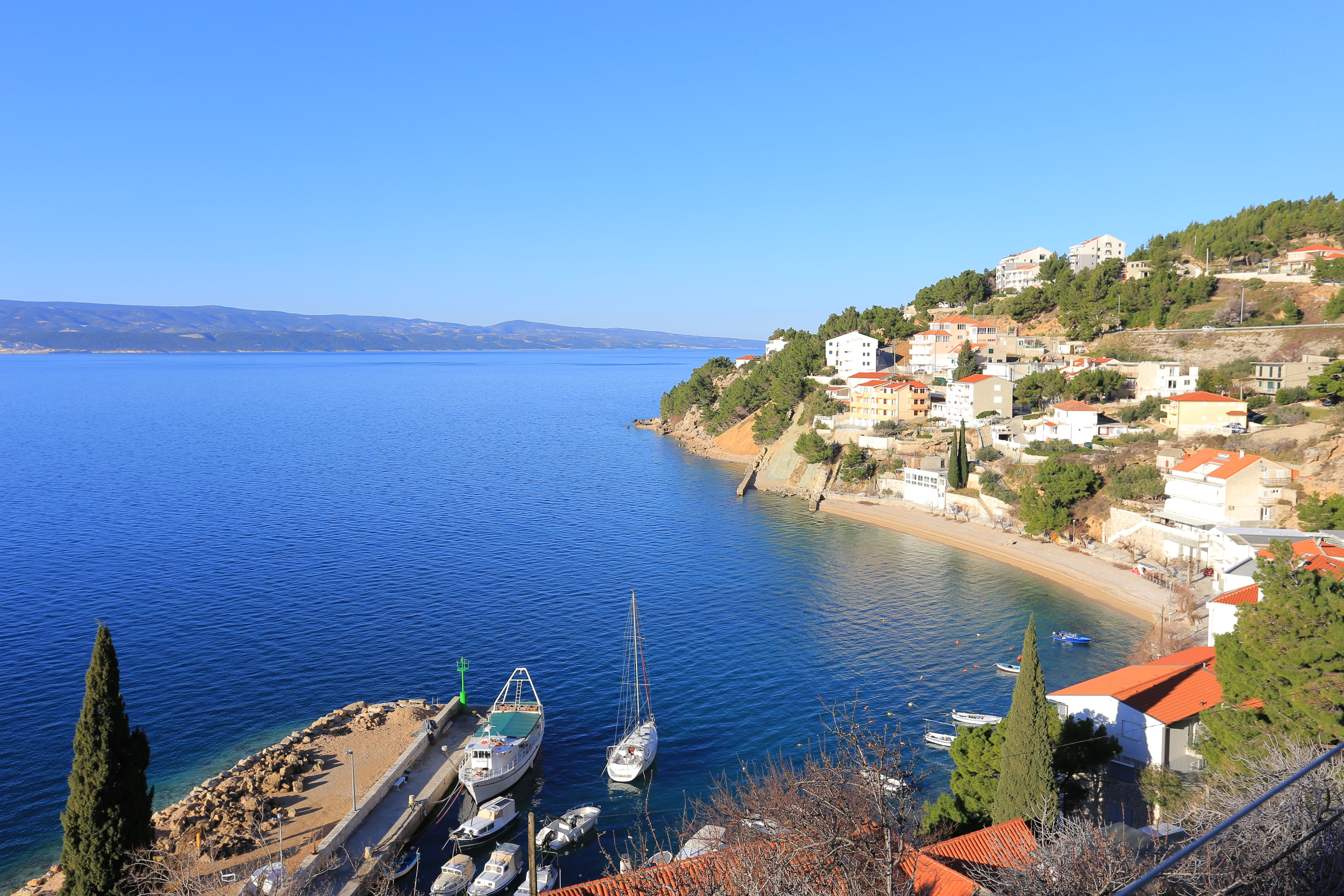 Two bedroom apartment with terrace and sea view Mimice, Omiš  A-a