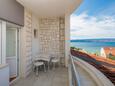 Balkon Duće, Balkon v ubytování typu room, s výhledem na moře a WiFi.