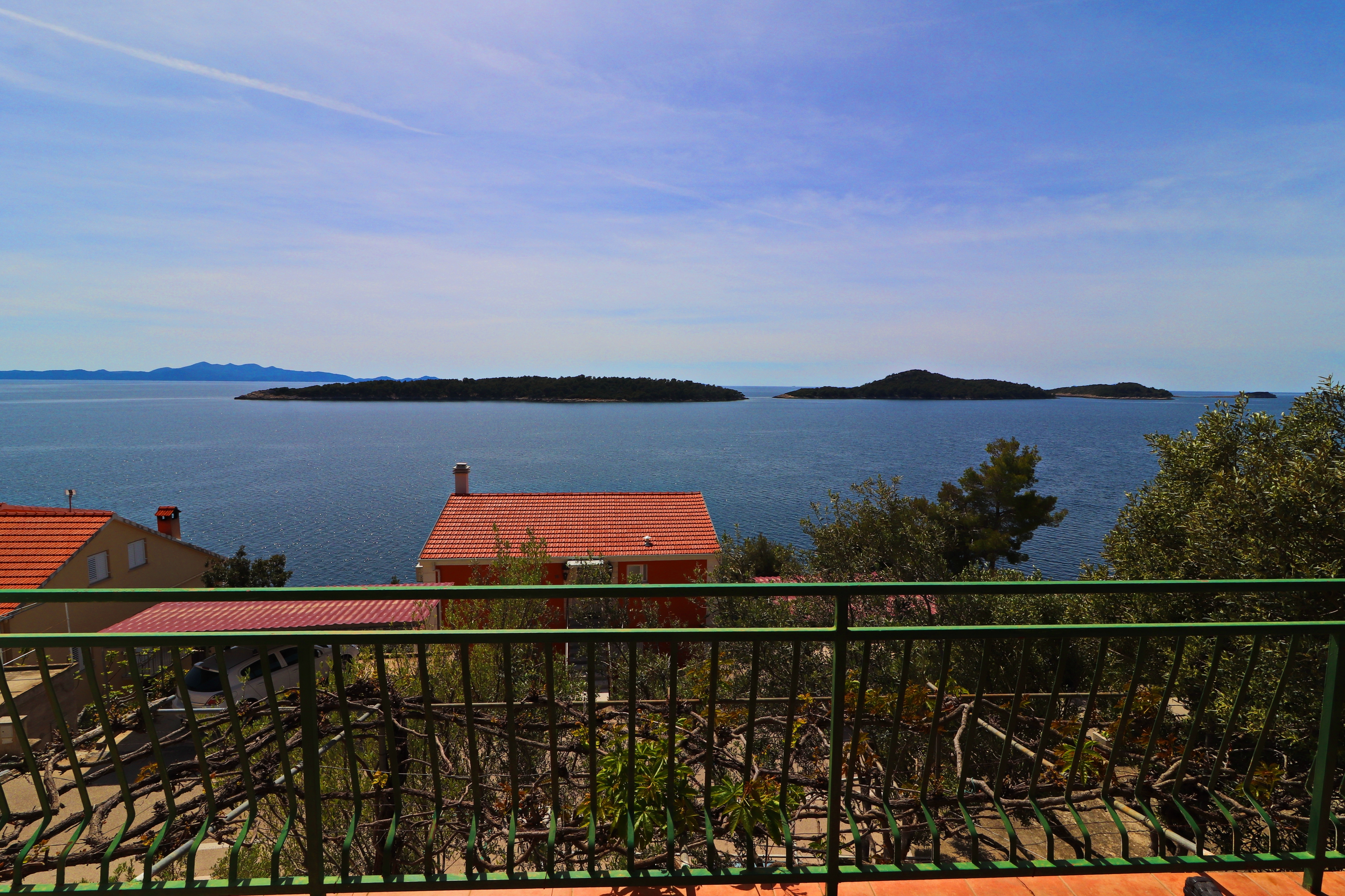 Three bedroom apartment with terrace and sea view Prižba, Korčula  A-a