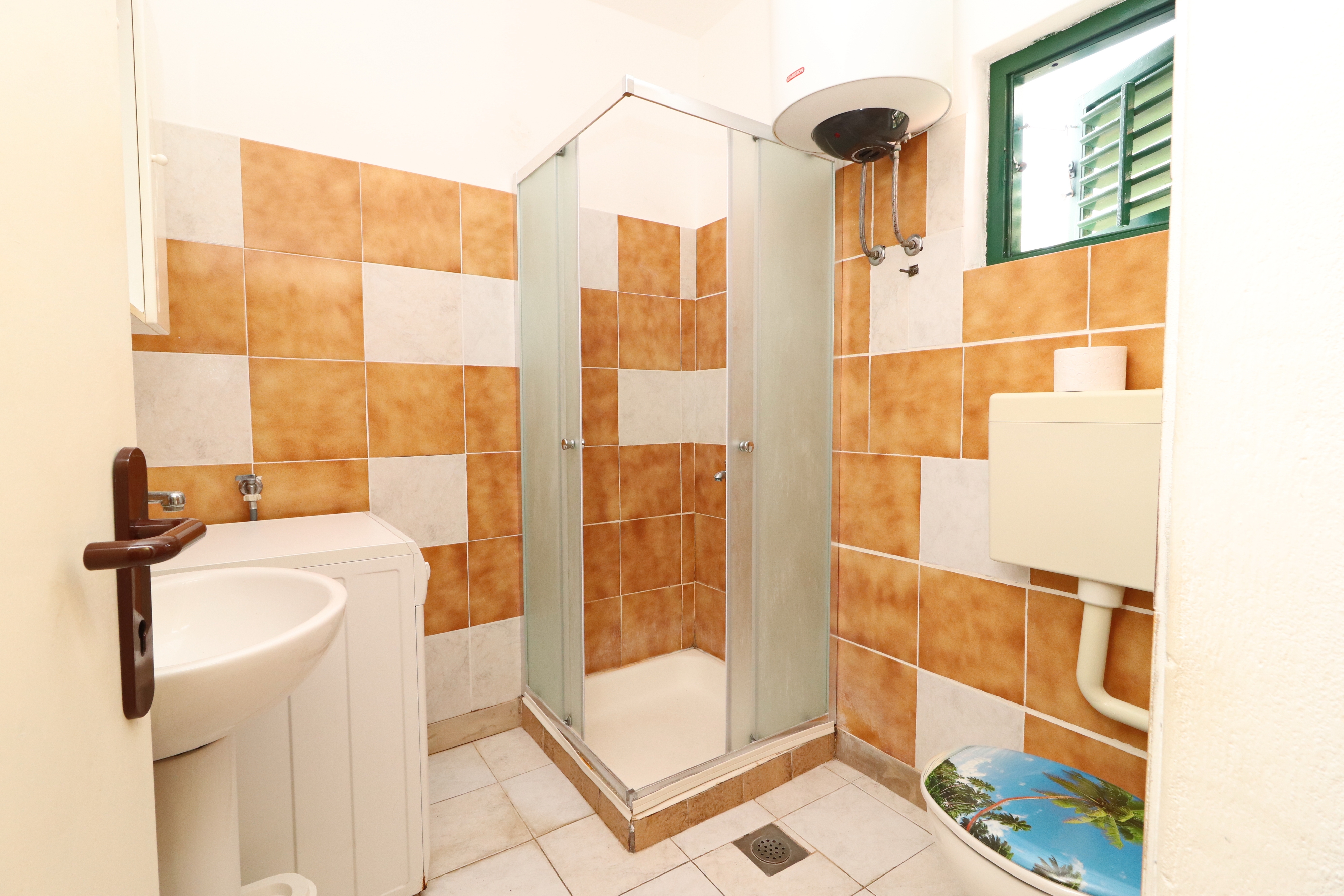 Three bedroom apartment with terrace and sea view Prižba, Korčula  A-a