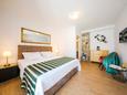Schlafzimmer 1 Pridraga - Cuskijaš, Schlafzimmer 1 in folgender Unterkunftsart house, Klimaanlage vorhanden und WiFi.