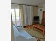 Obývací pokoj Crikvenica, Obývací pokoj v ubytování typu apartment, s klimatizací a WiFi.