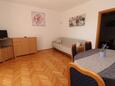 Obývací pokoj Kustići, Obývací pokoj v ubytování typu apartment, s klimatizací.