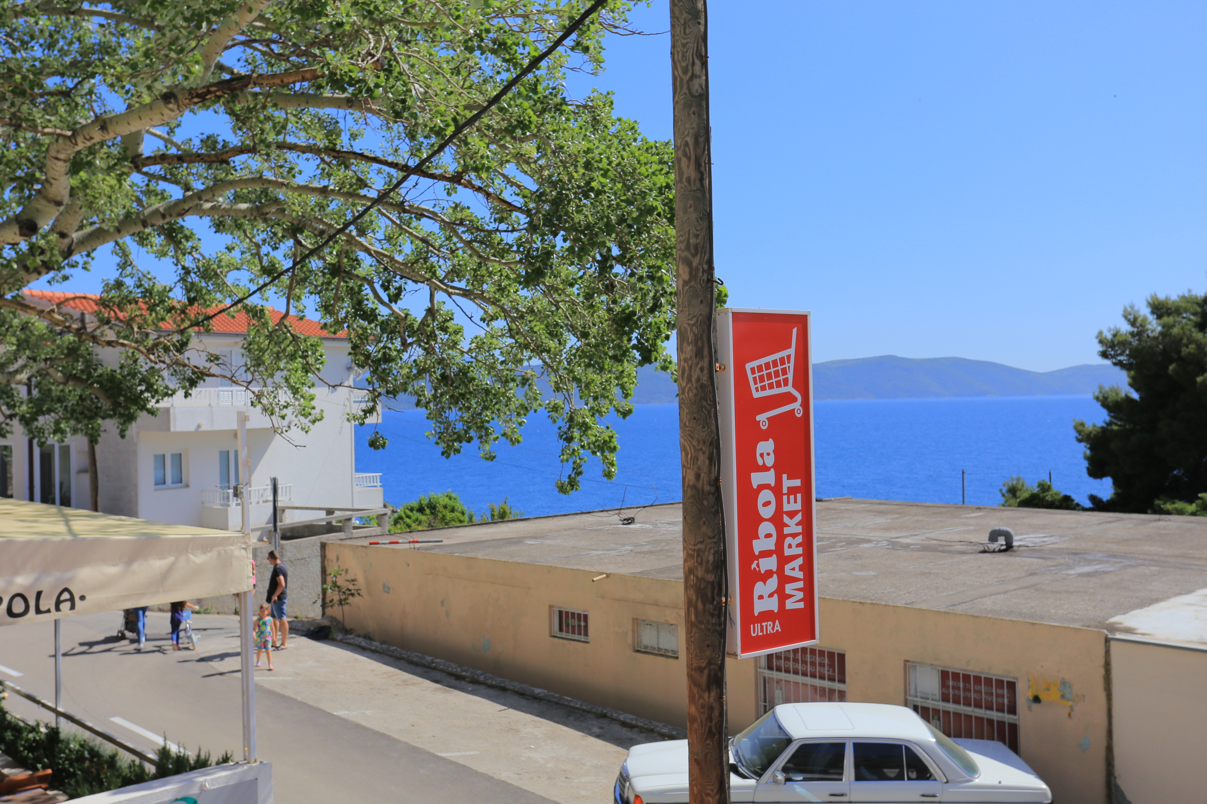 One bedroom apartment with balcony and sea view Živogošće - Porat, Makarska  A-a