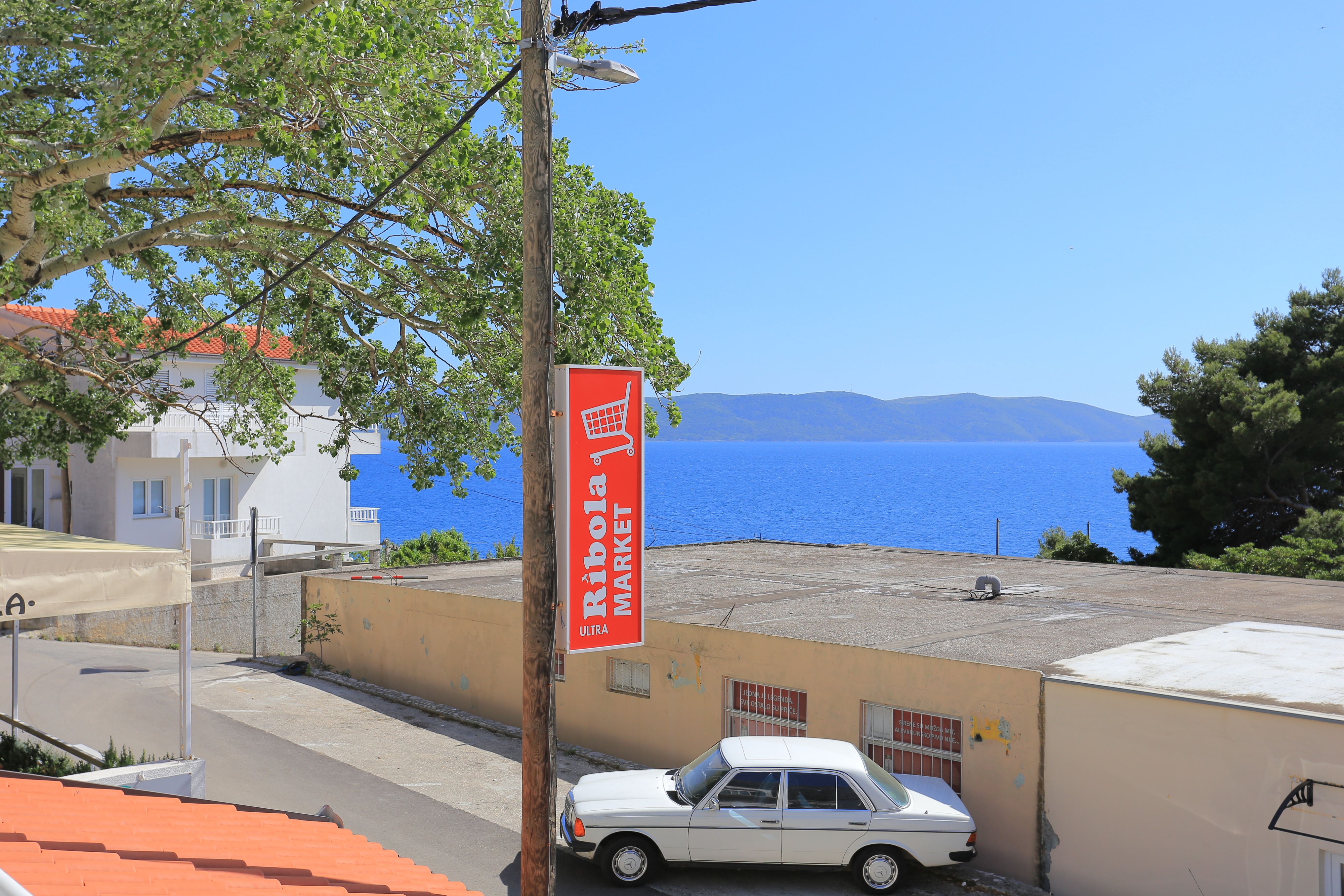 Two bedroom apartment with balcony and sea view Živogošće - Porat, Makarska  A-b