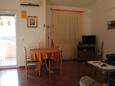 Dining room Metajna, Dining room in the apartment, (pet friendly) and WiFi.