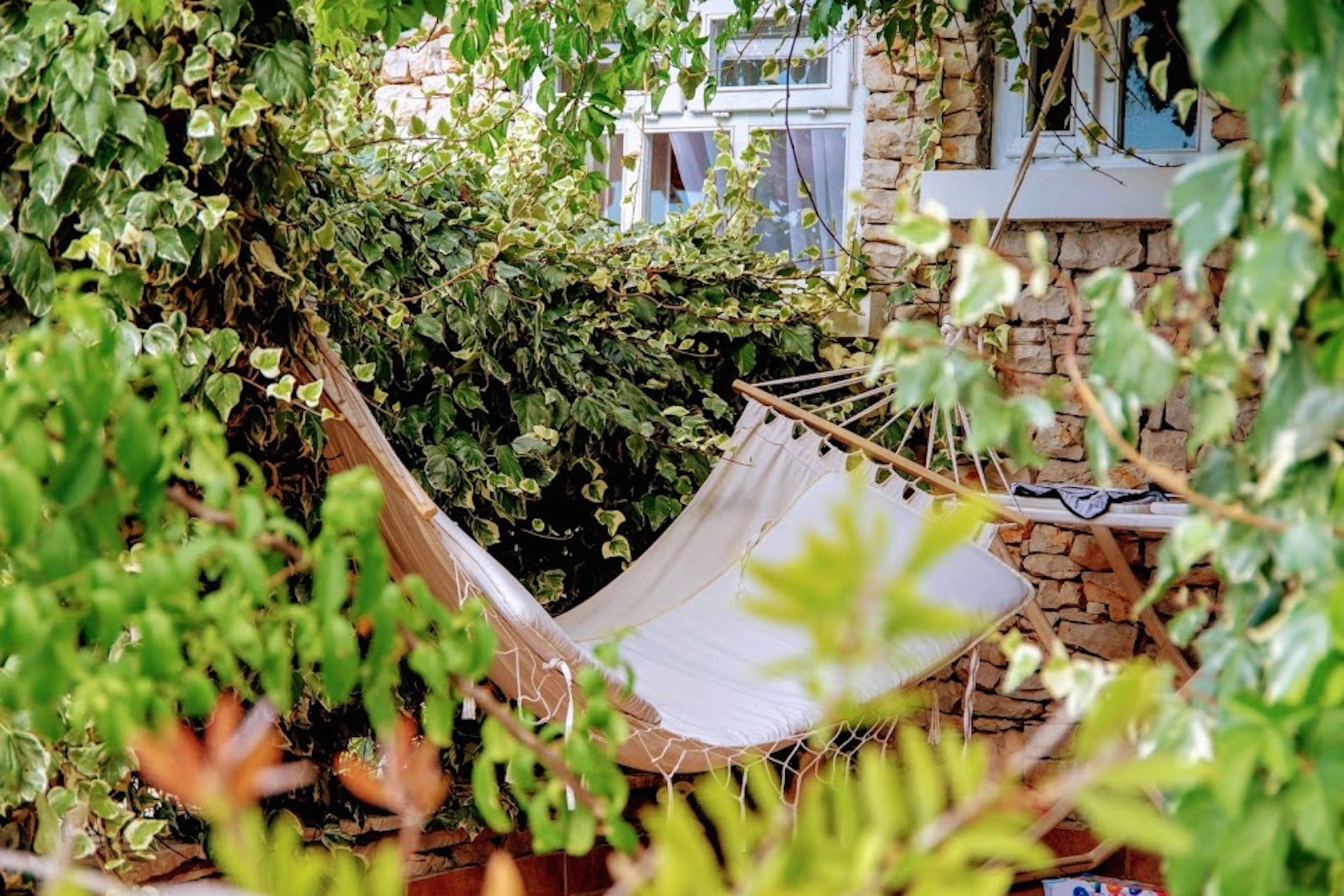 Two bedroom apartment with terrace and sea view Cove Poplat, Korčula  A-a